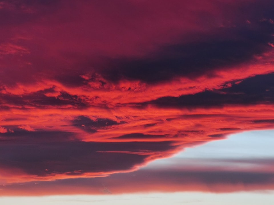 was für ein Himmel! Mallorca geht in den Abend .....