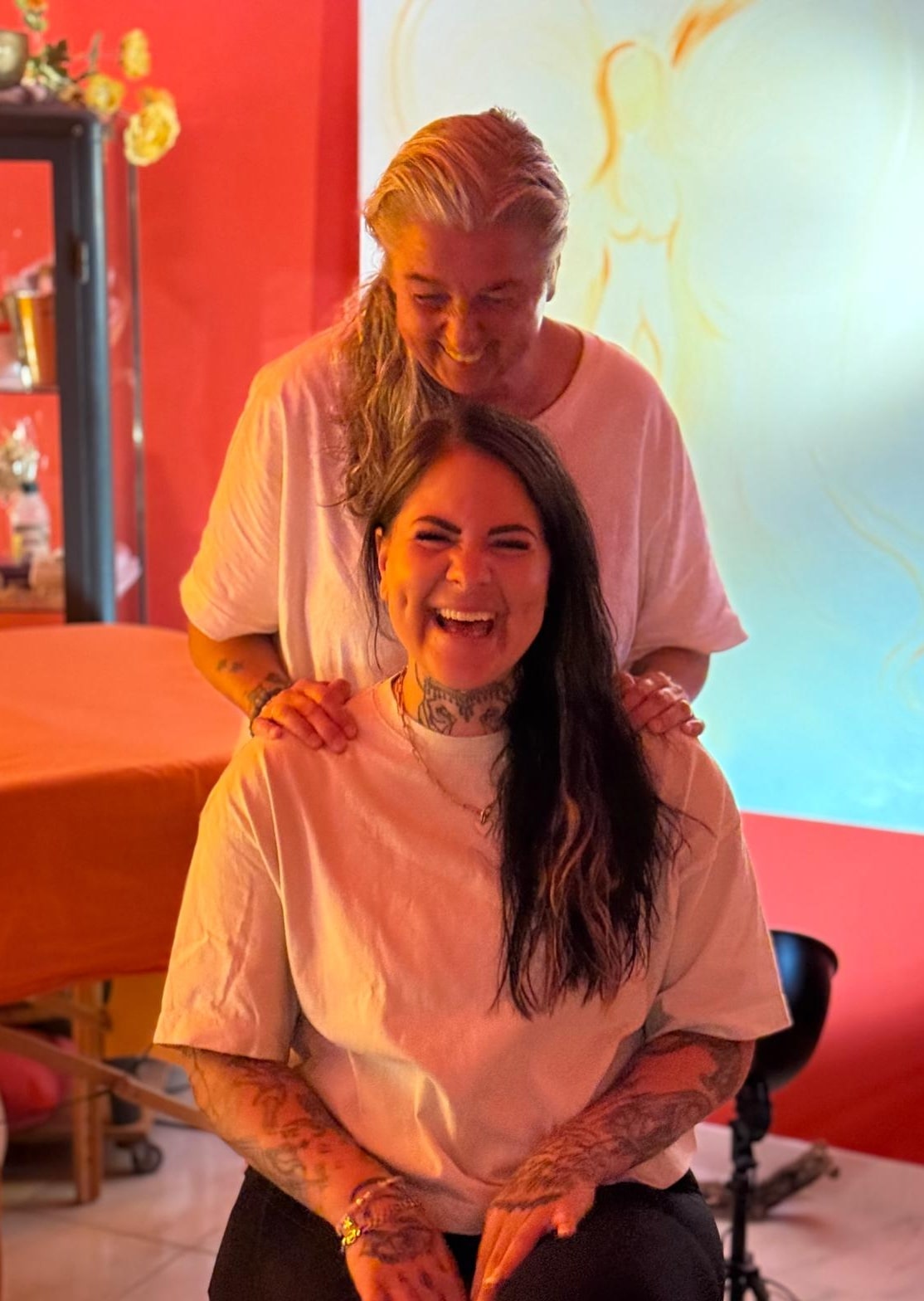 wow 😂 so viel Freude, Reiki auf Mallorca, liebe Lena