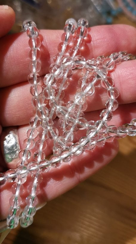 Bergkristall Edelstein Heilstein Karma Chakra Reiki Schmuck Mallorca samaki