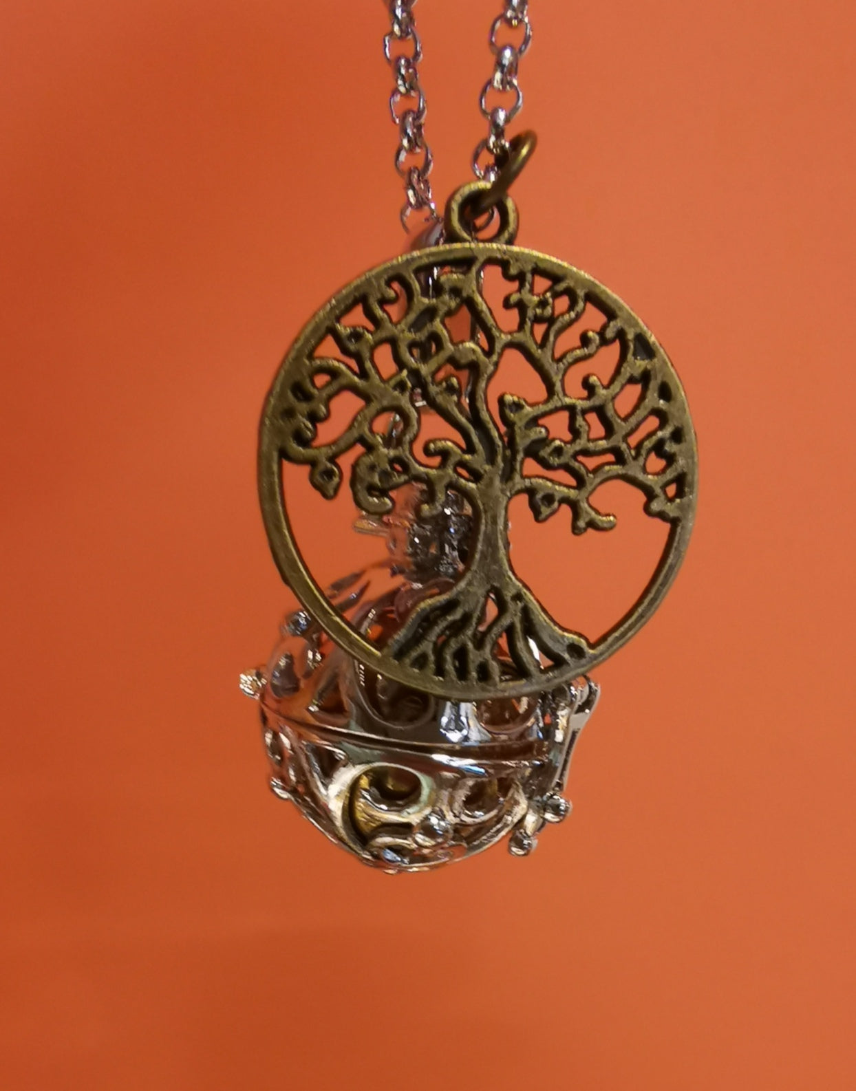 Lebensbaum Engelrufer fashion Kette in Arbeit