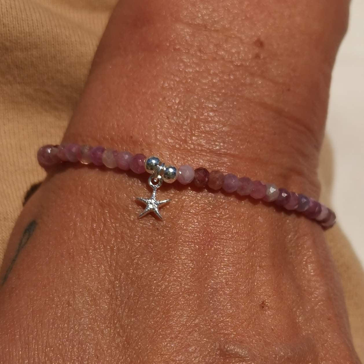 Karma Seestern Wunder Armband Heilstein Edelstein Schmuck samaki originals