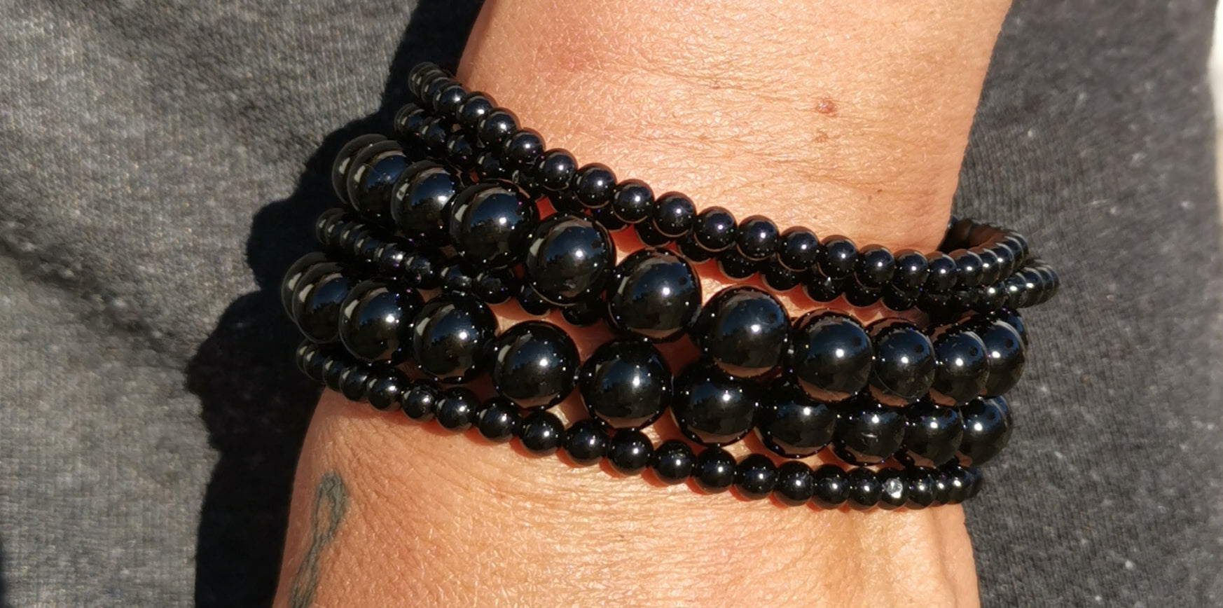 Turmalin Schwarz Edelstein Heilstein Chakra Karma Schmuck samaki Mallorca