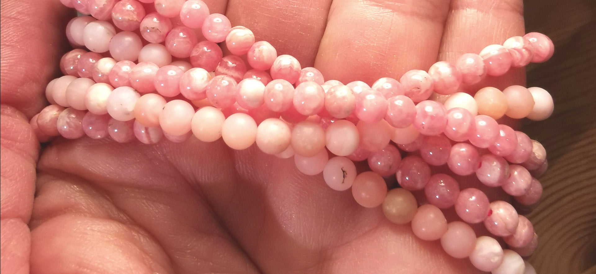 Opal Calcit Rhodochrosit Edelsteine Heilsteine Mallorca Can Picafort