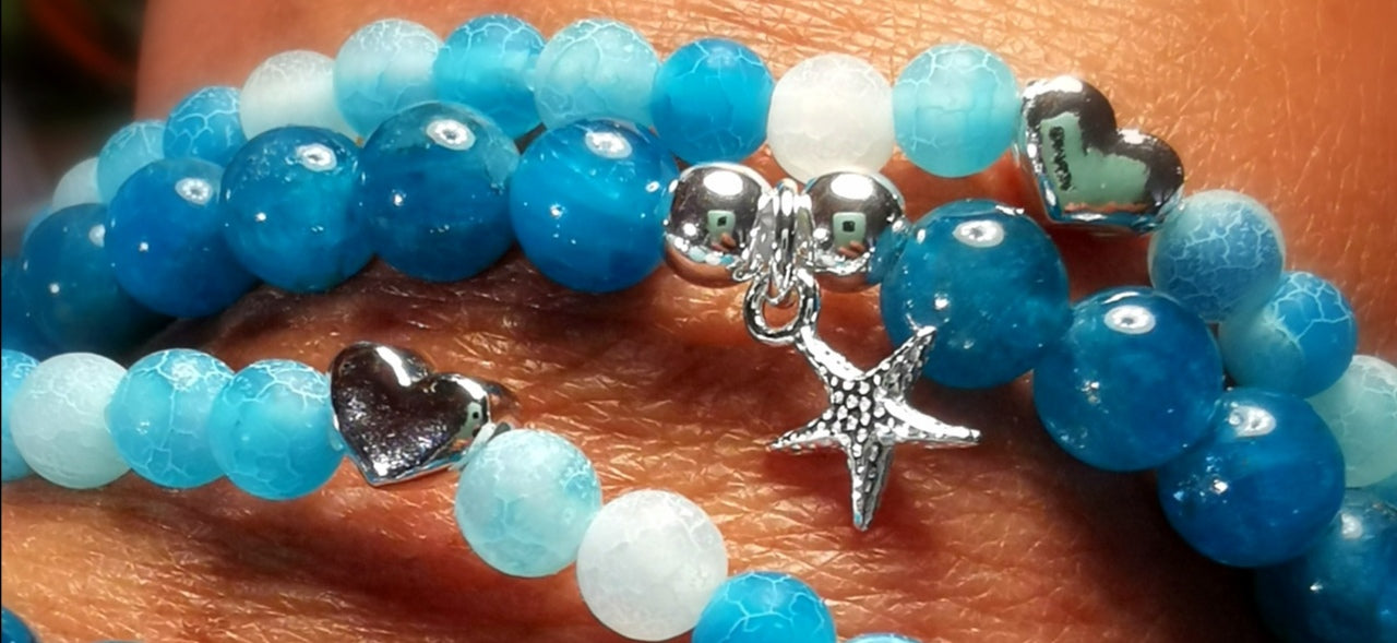 Achat Apatit Schlangenachat Schlangenstein Heilstein Edelstein Karma Schmuck samaki