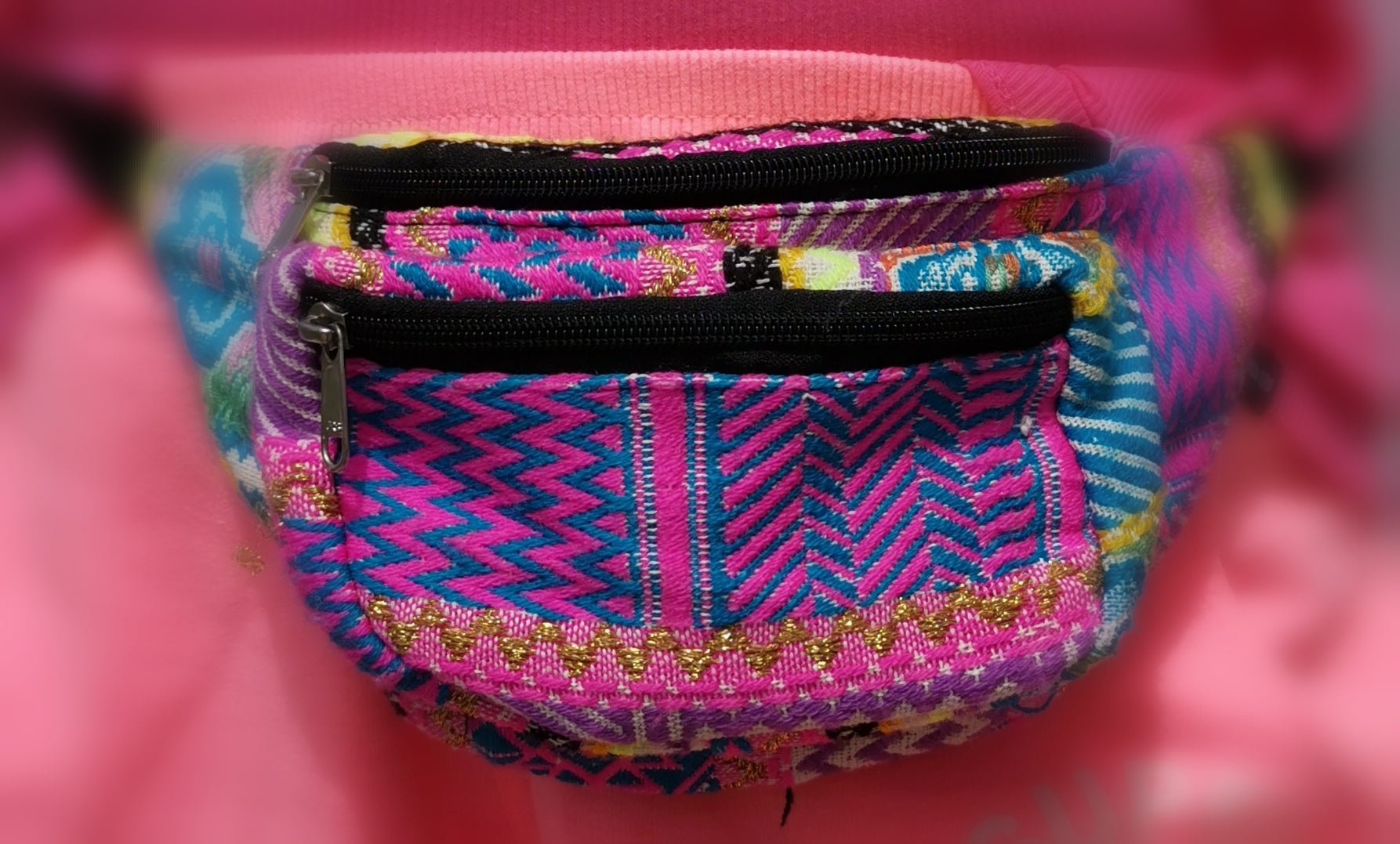 Bauchbeutel Bauchtasche Hippie Beutel Tasche bunt samaki mallorca
