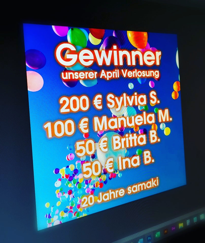 die Gewinnerinnen unserer GeburtstagsVerlosung stehen fest