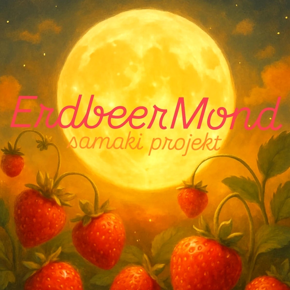 🌕 Erdbeermond im Juni – süß wie der Sommer selbst 🍓🍯