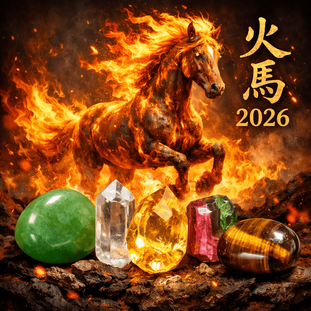 2026 – diese Edelsteine unterstützen dich im Feuerpferd Jahr