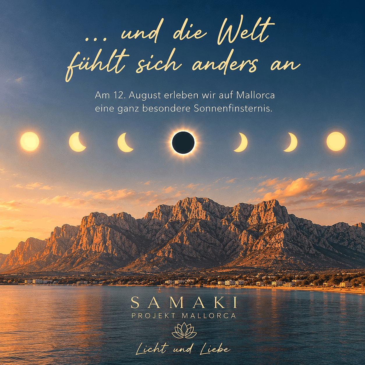 am 12. August erleben wir auf Mallorca eine ganz besondere Sonnenfinsternis