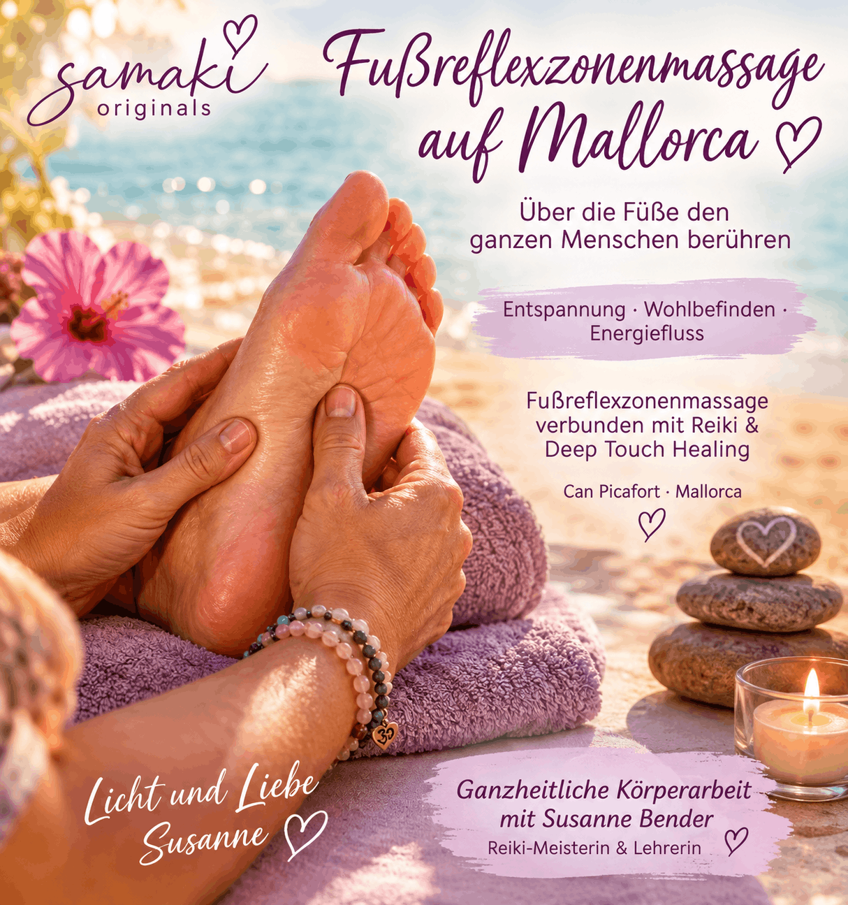 Fußreflexzonenmassage auf Mallorca – über die Füße den ganzen Menschen berühren