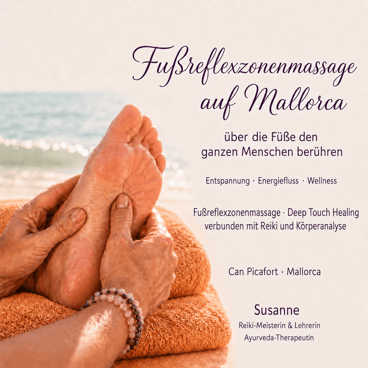 Fußreflexzonenmassage auf Mallorca – über die Füße den ganzen Menschen berühren