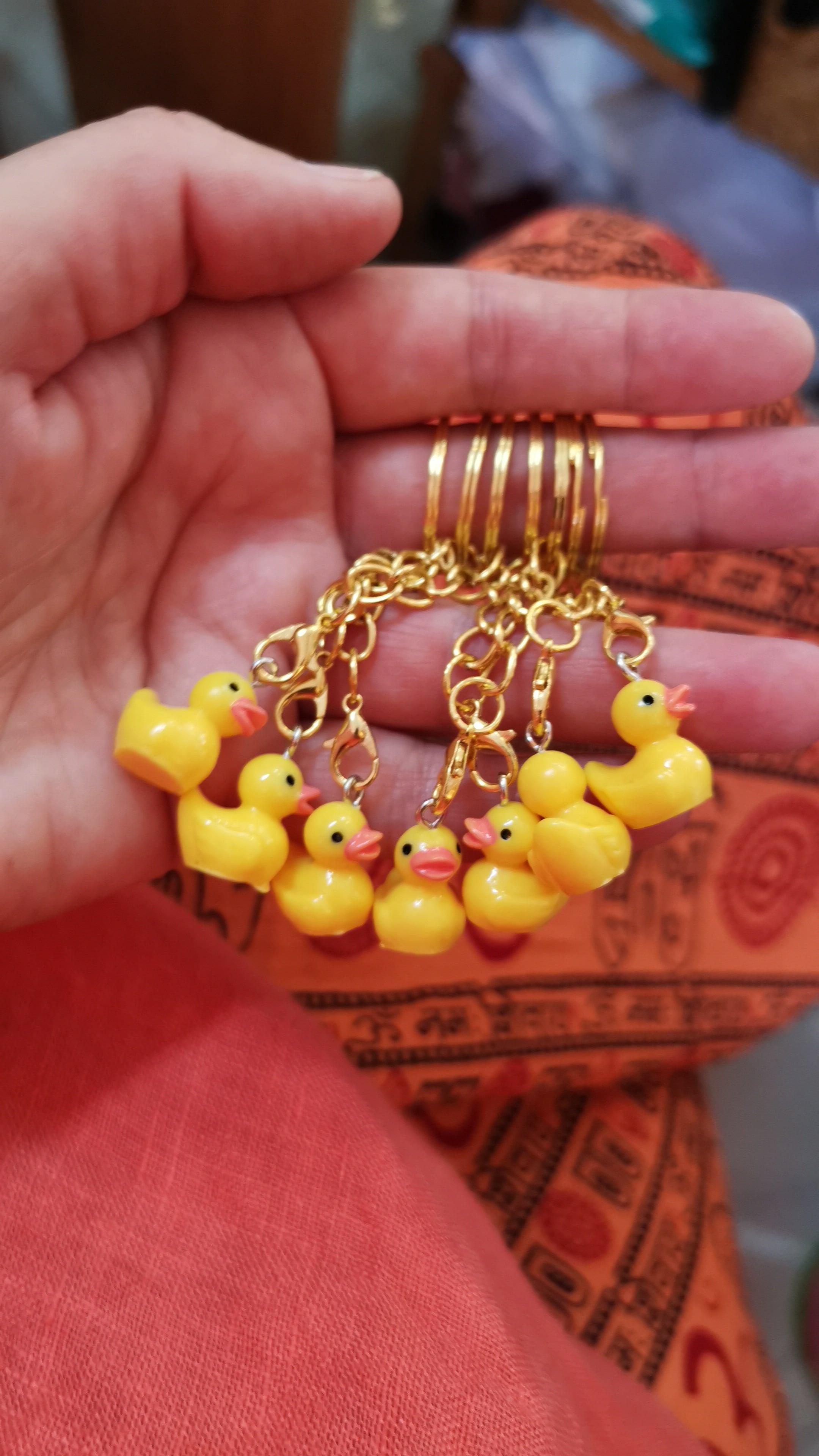Ente Entchen Schlüsselanhänger Charm Edelstahl – Sommer, Lebensfreude, Leichtigkeit & neue Wege