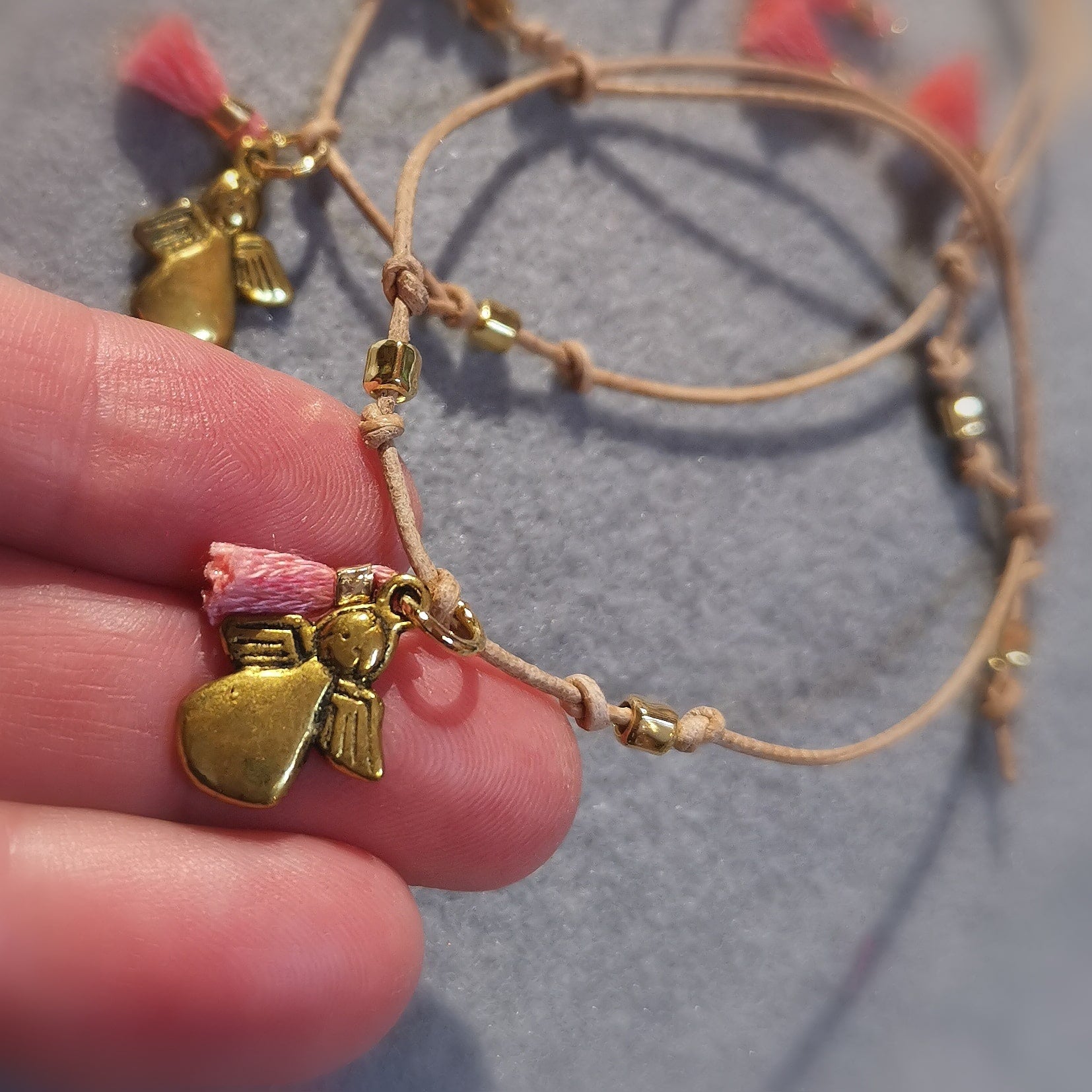 Engel Armband: happy little angel Karma Glücksarmband, geweiht, make a wish, wünsche dir ´was, Liebe Schutz Kraft