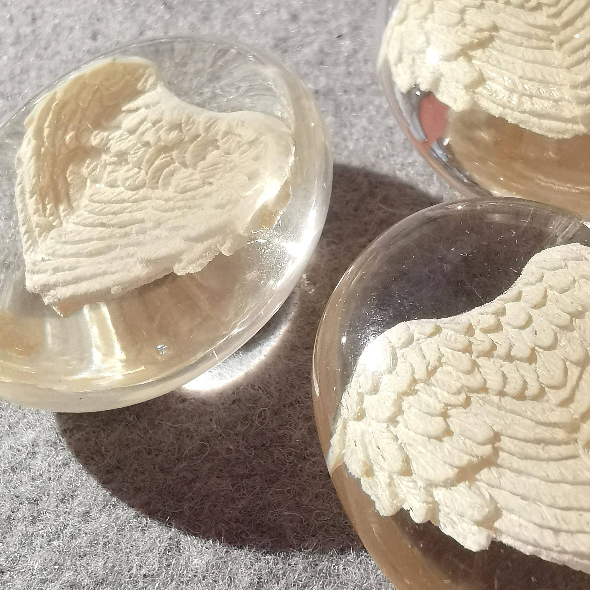 Engelsflügel Schutzengel Flügel: Handschmeichler und Engelstein, Meditationsstein, geweiht