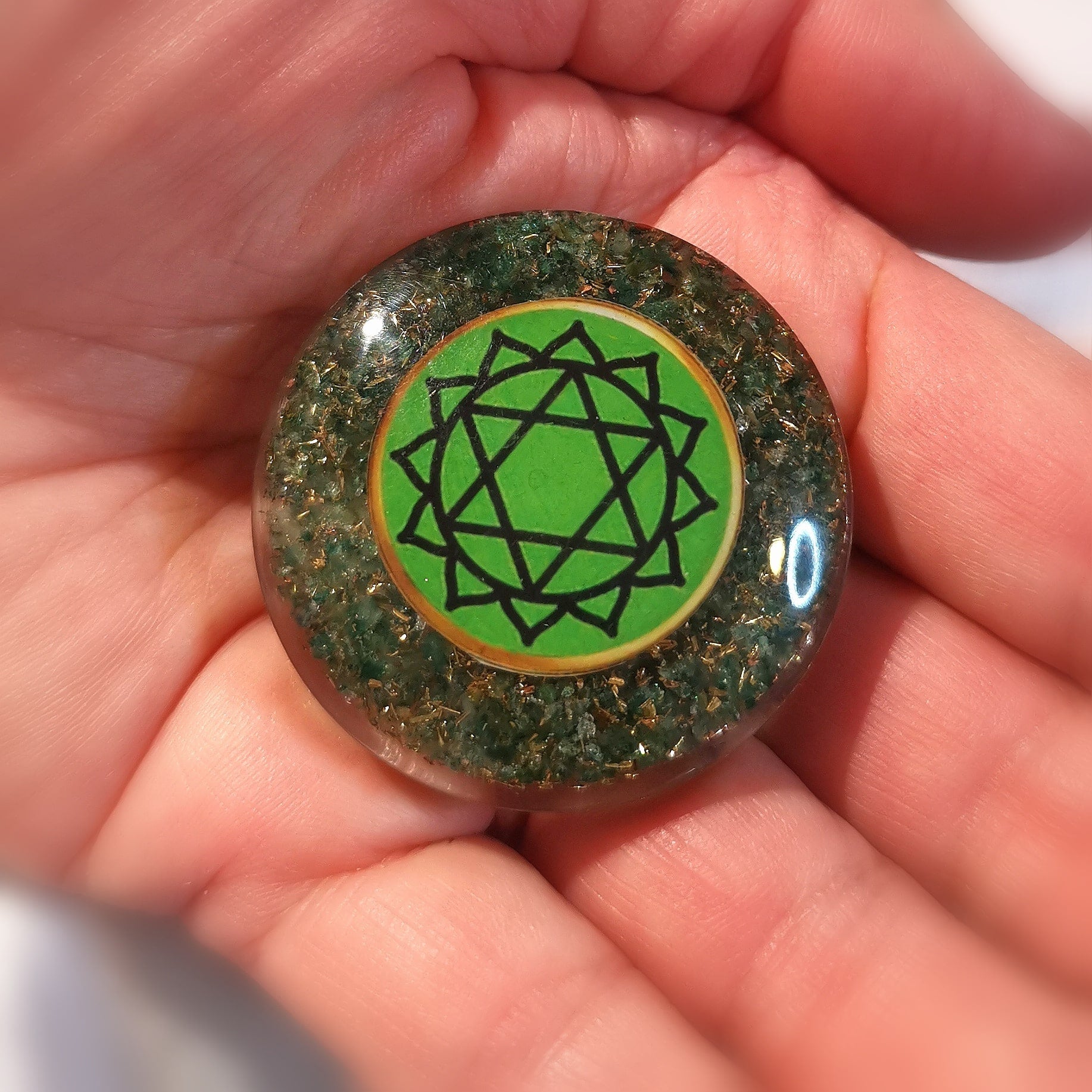 Orgonit Chakra Steine für Reiki, Meditation, Behandlungen, Wellness, Yoga, als Talismane