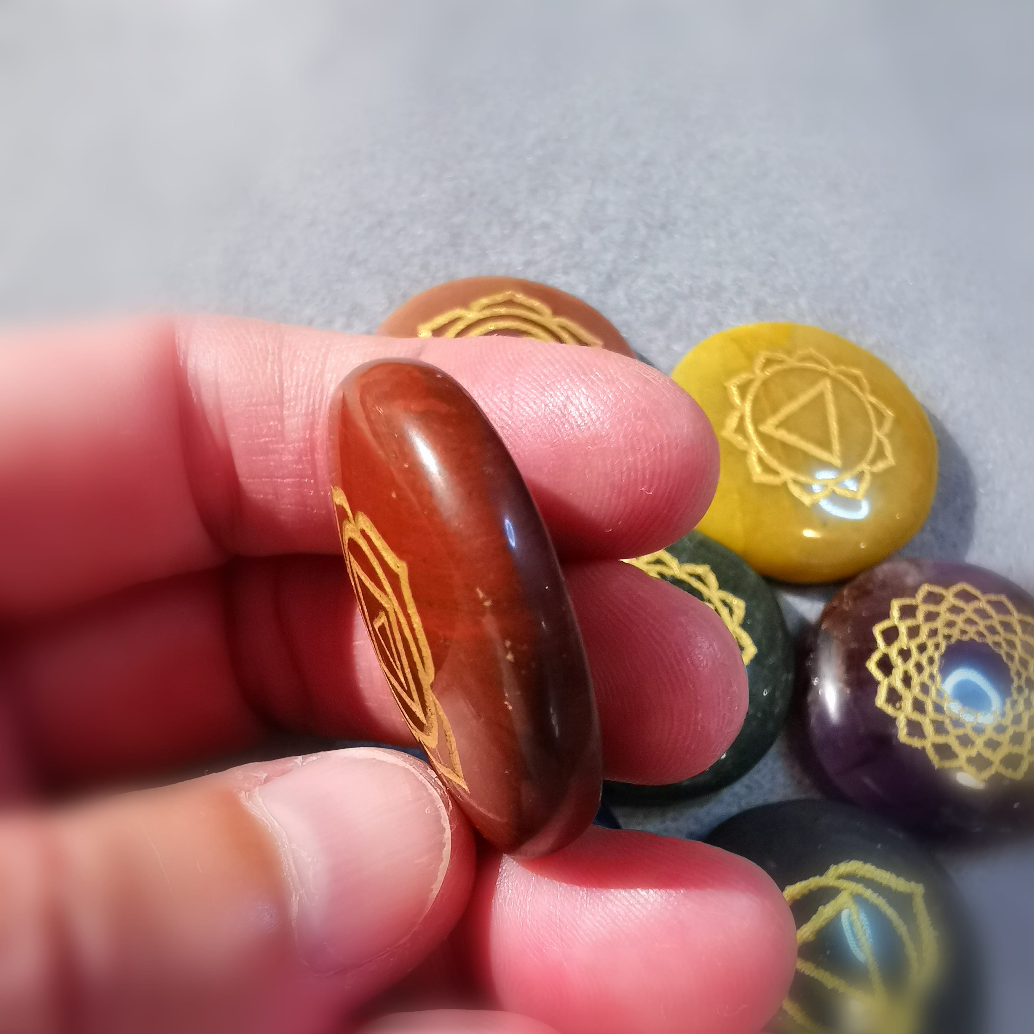 Chakra Heilstein Edelstein Set für Reiki, Meditation, Behandlungen, Wellness, Yoga, als Talismane