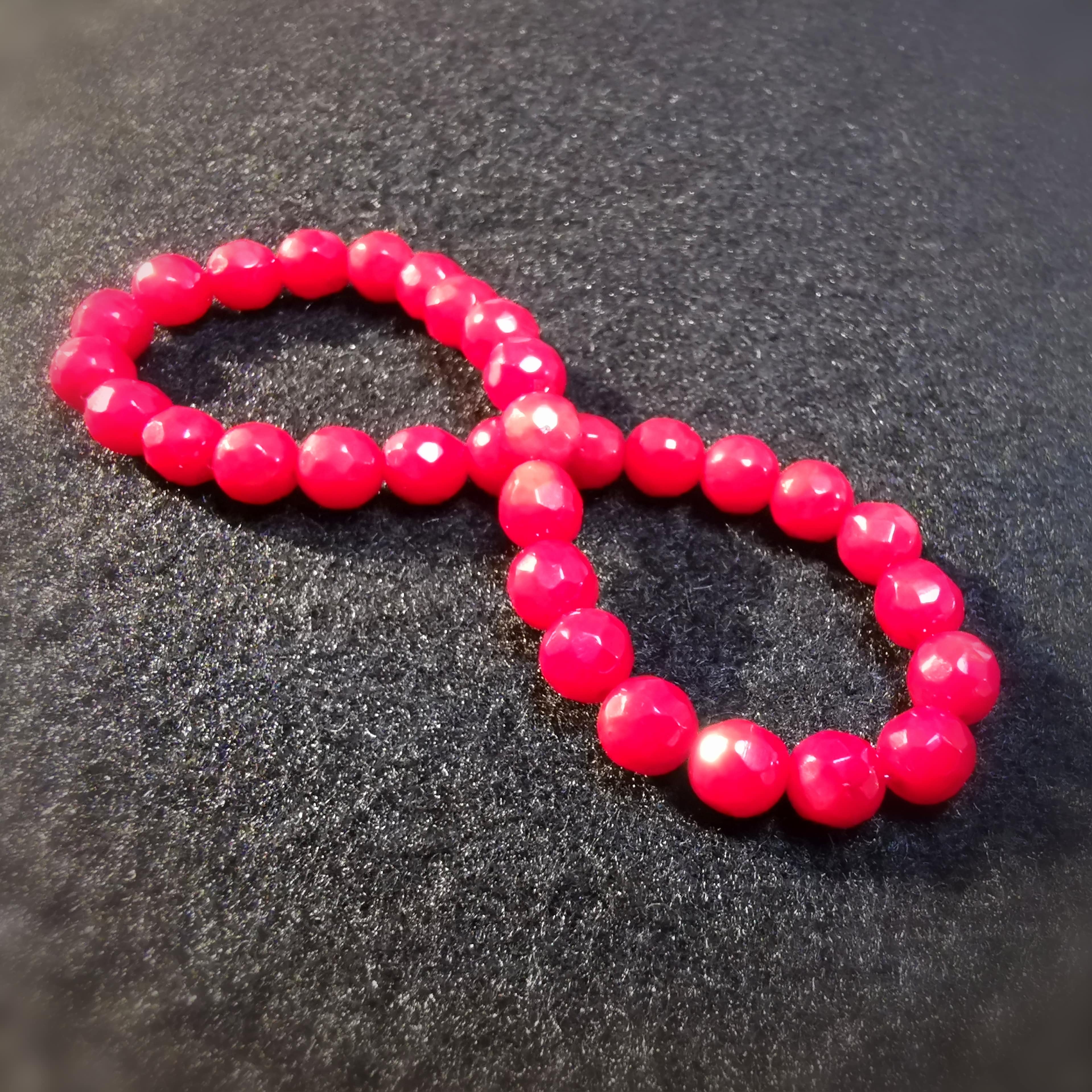 Koralle Bambuskoralle 6 mm Heilstein Edelstein Armband Wurzelchakra Lebensenergie