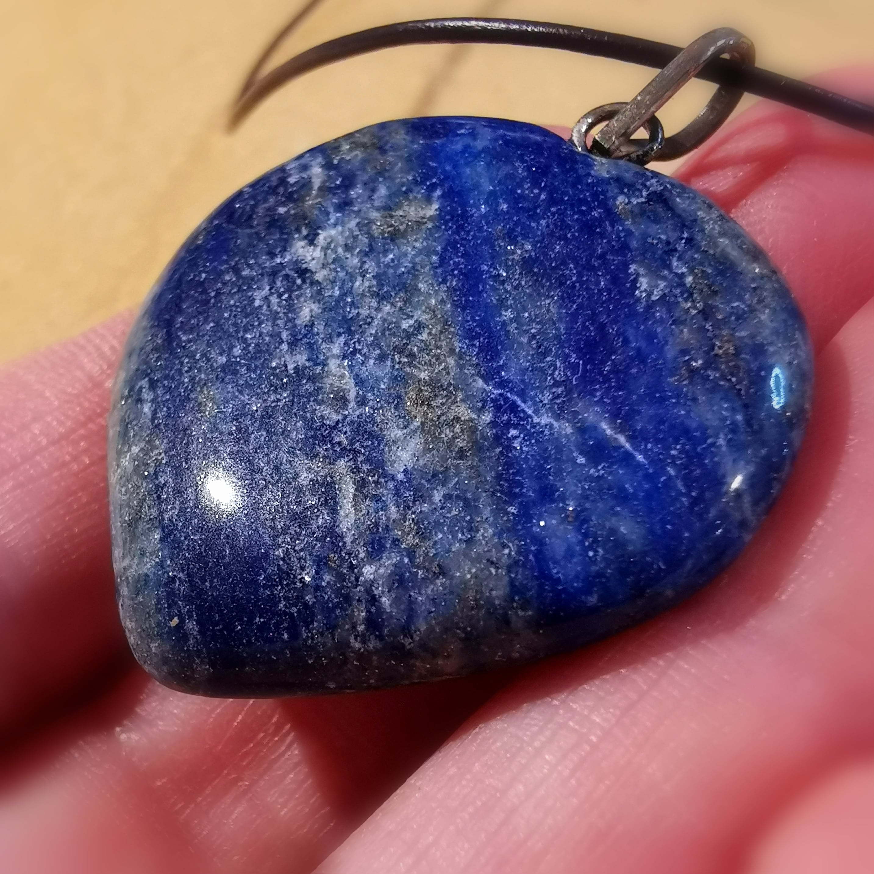 Cho Ku Rei Reiki Lapislazuli Edelstein Herz, Chakra Aura KarmaKette, geweiht, Träume und Wunder