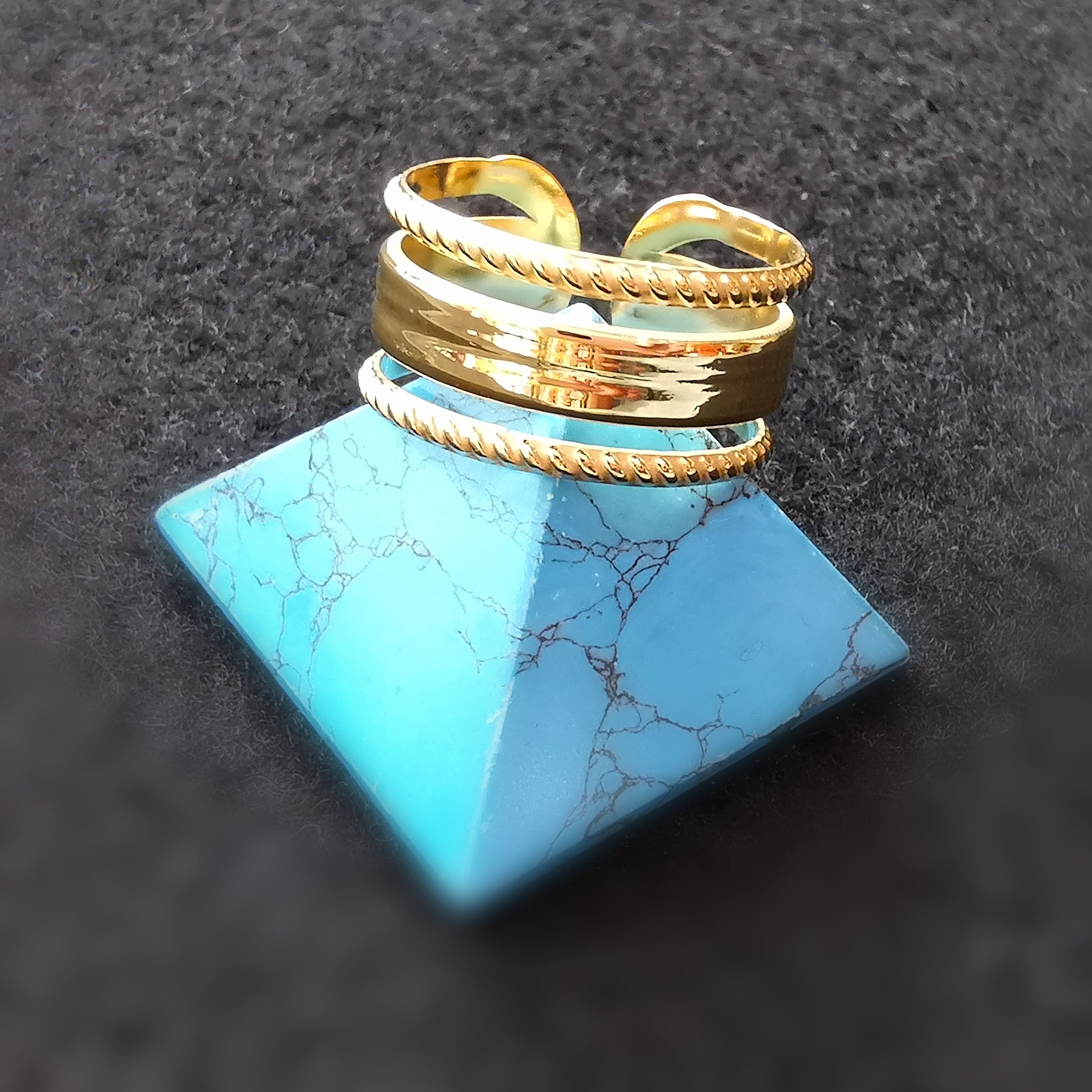 Gold Boho Hippie Karma Schmuck geweiht, innere Sonne