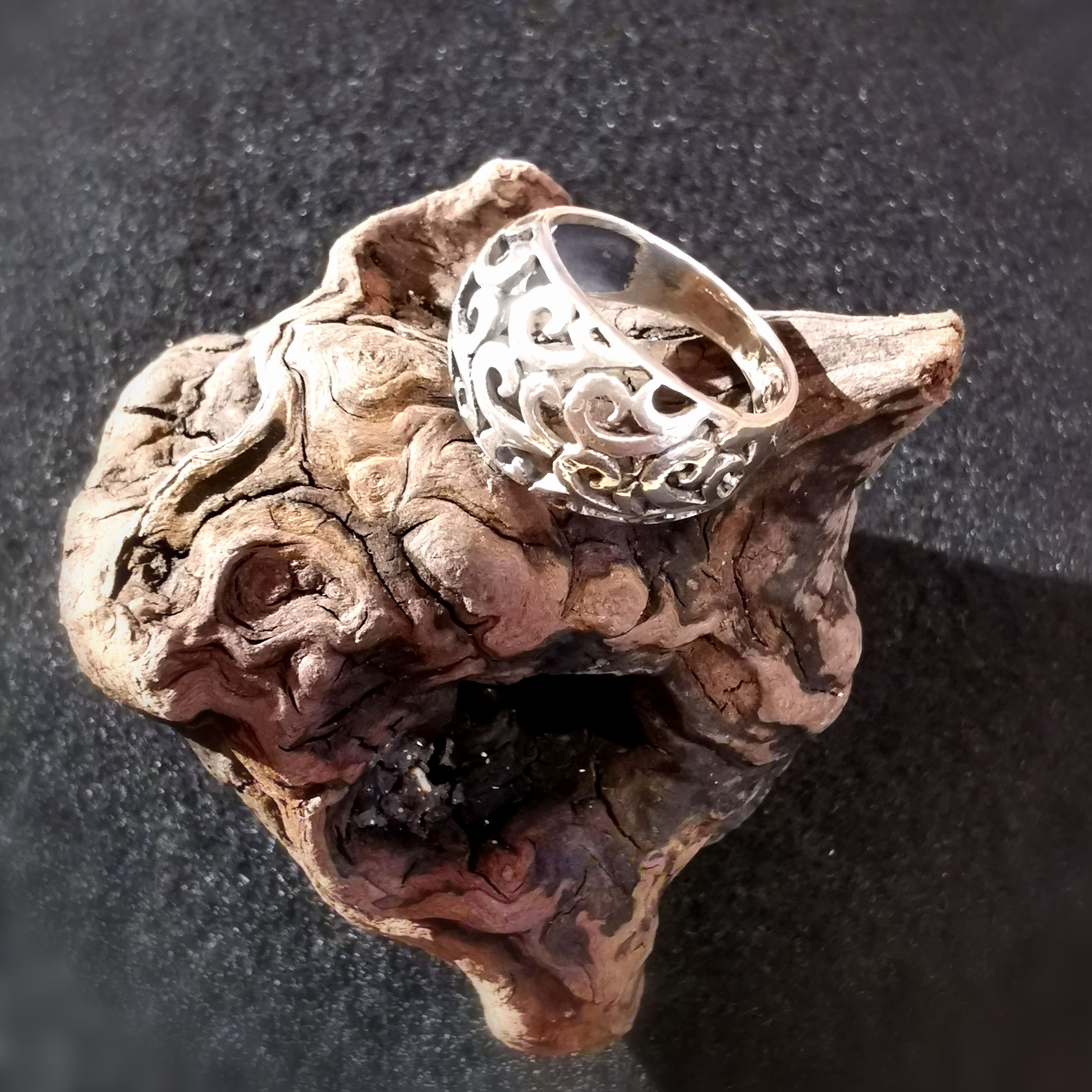 Ring Sterlingsilber Rankenmuster