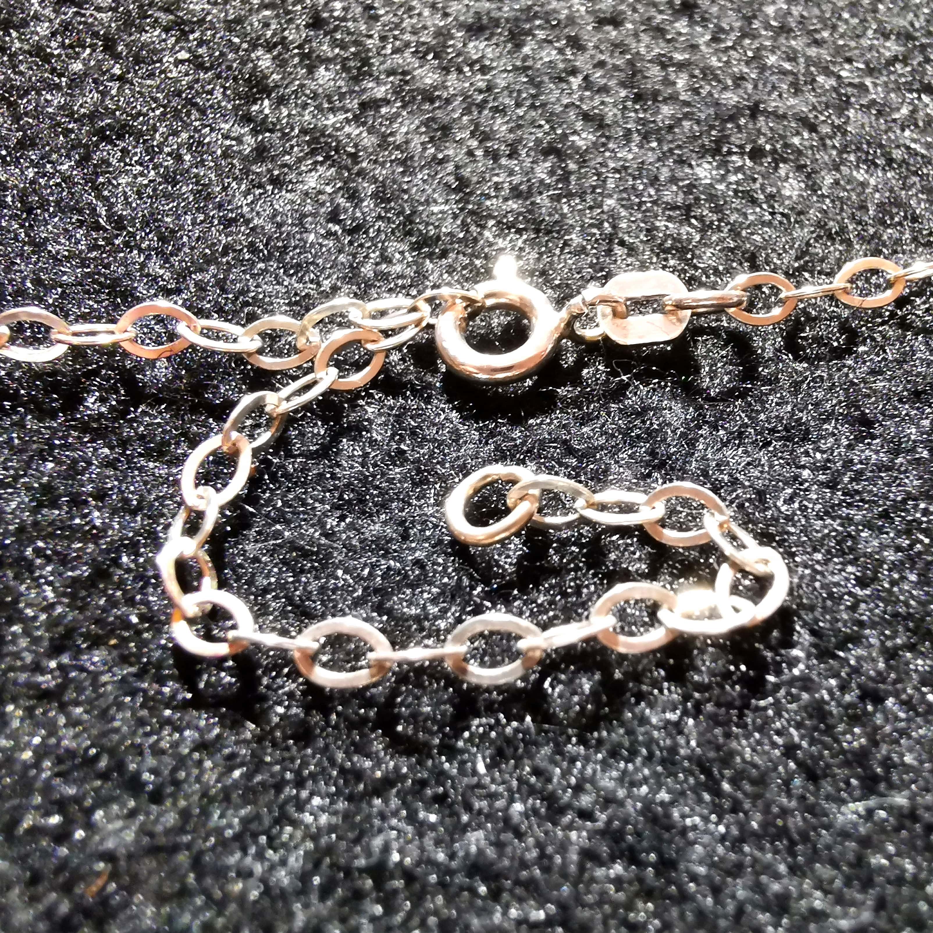 sanguinischer Jaspis, Blutjaspis AA Qualität, Sterlingsilber Edelstein Karma Kette, geweiht - Heiterkeit, Lebhaftigkeit