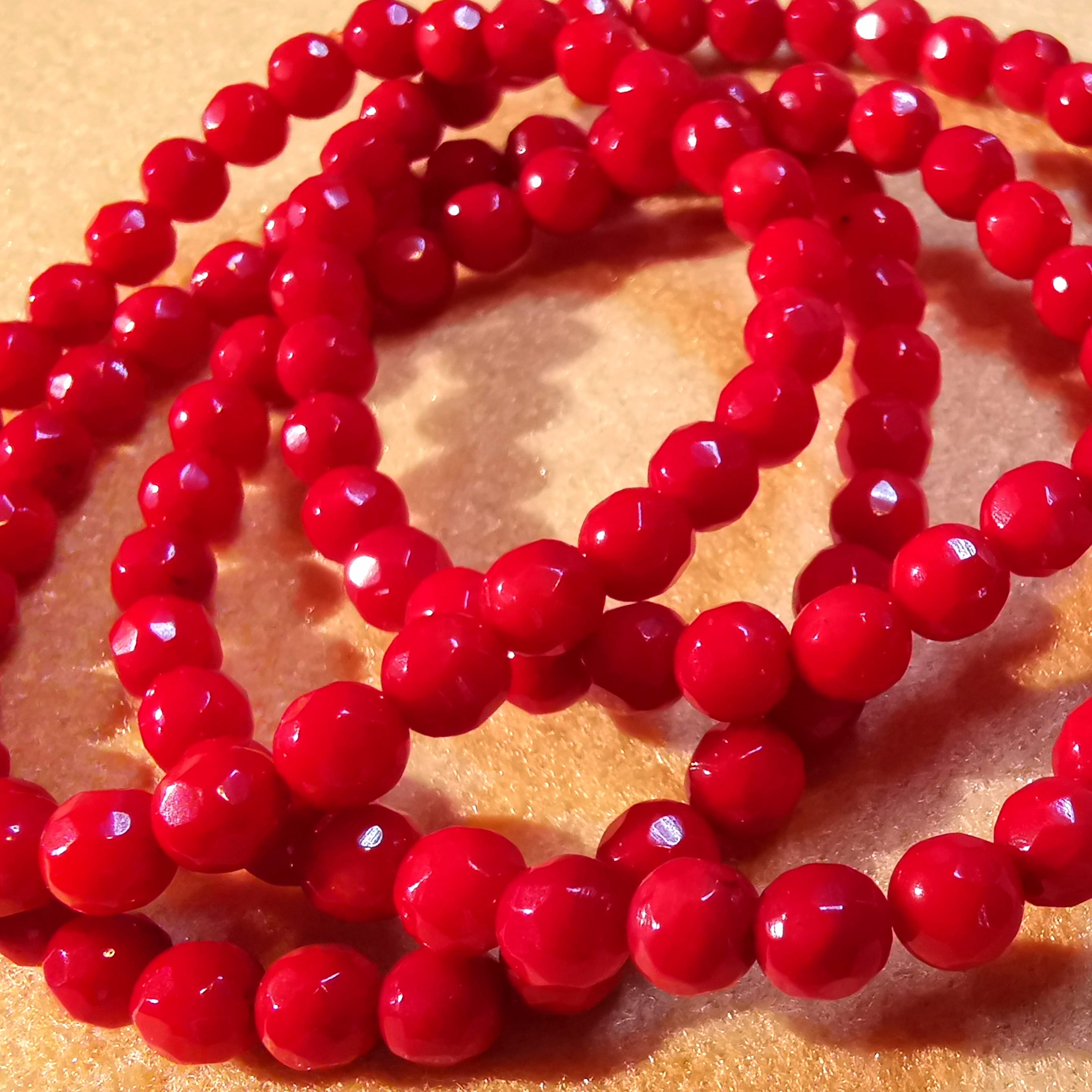 ❤️ Pulsera Coral Karma 6 mm – Alegría de vivir y vitalidad de la naturaleza y la piedra preciosa
