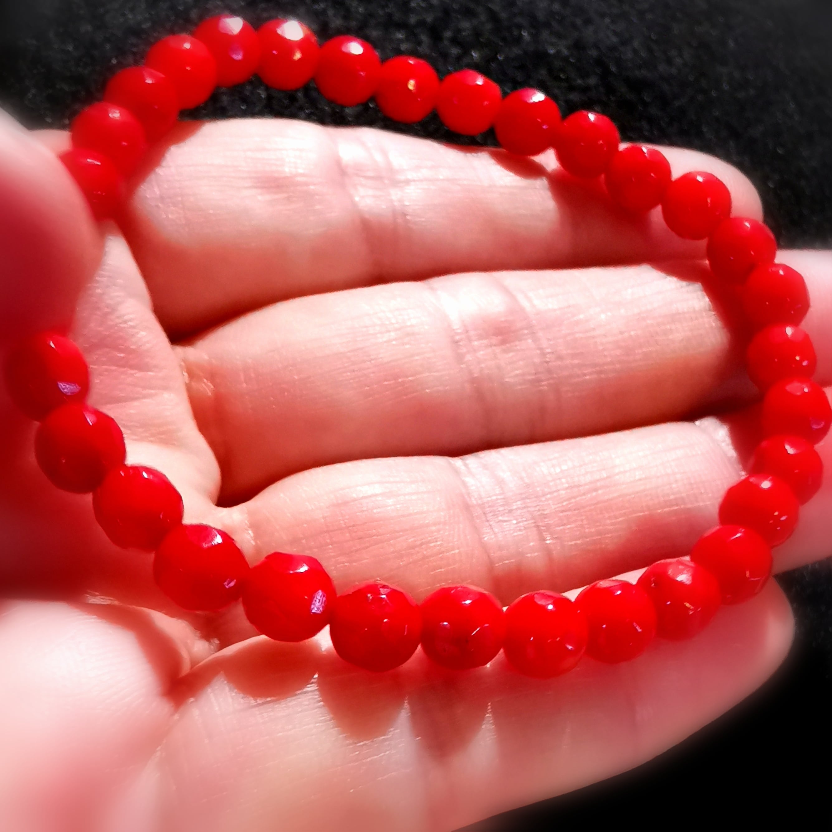 ❤️ Pulsera Coral Karma 6 mm – Alegría de vivir y vitalidad de la naturaleza y la piedra preciosa