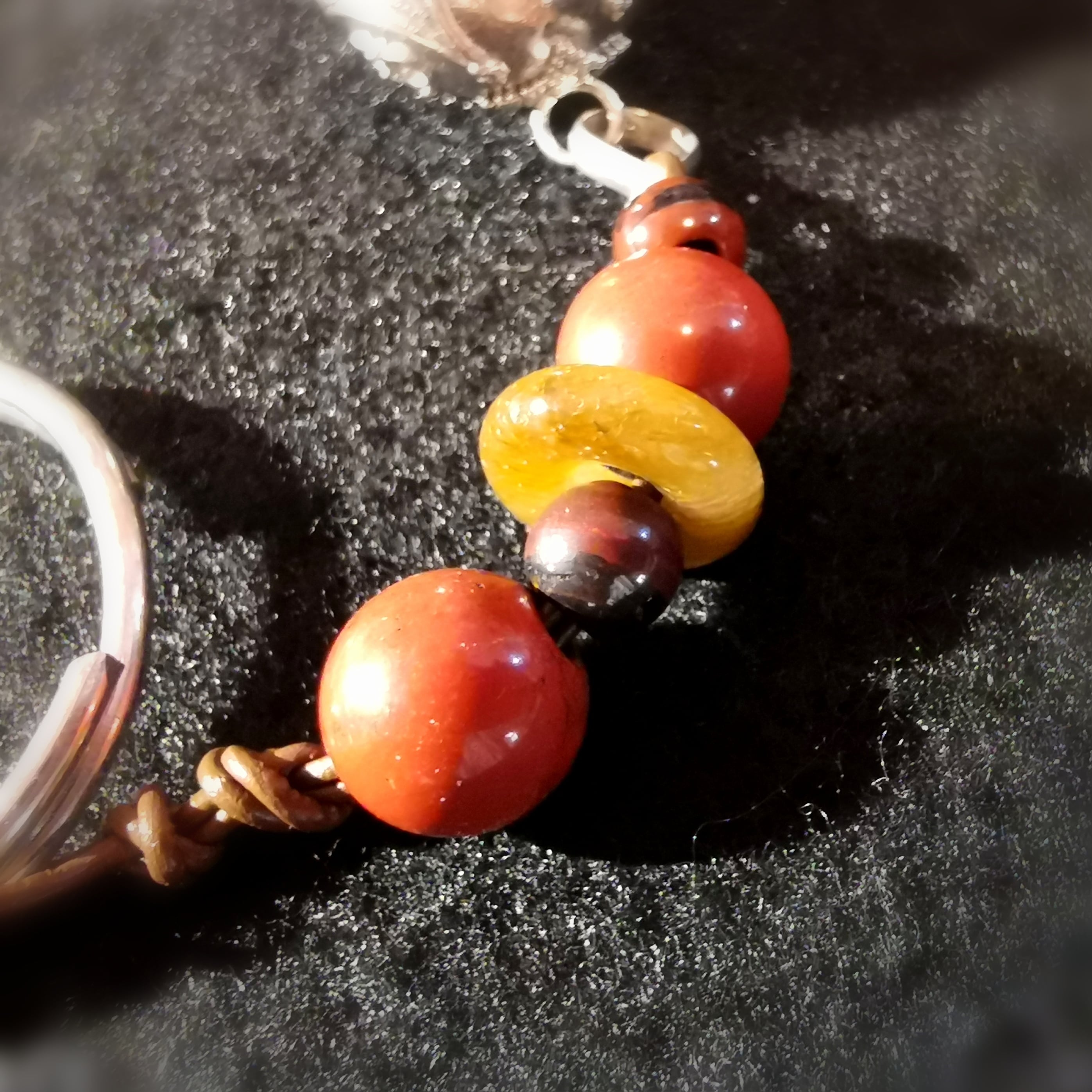 Engelsrufer Schutz Klangkugel Schlüsselanhänger, Karma Edelstein Sterlingsilber Charm, geweiht, Licht und Liebe