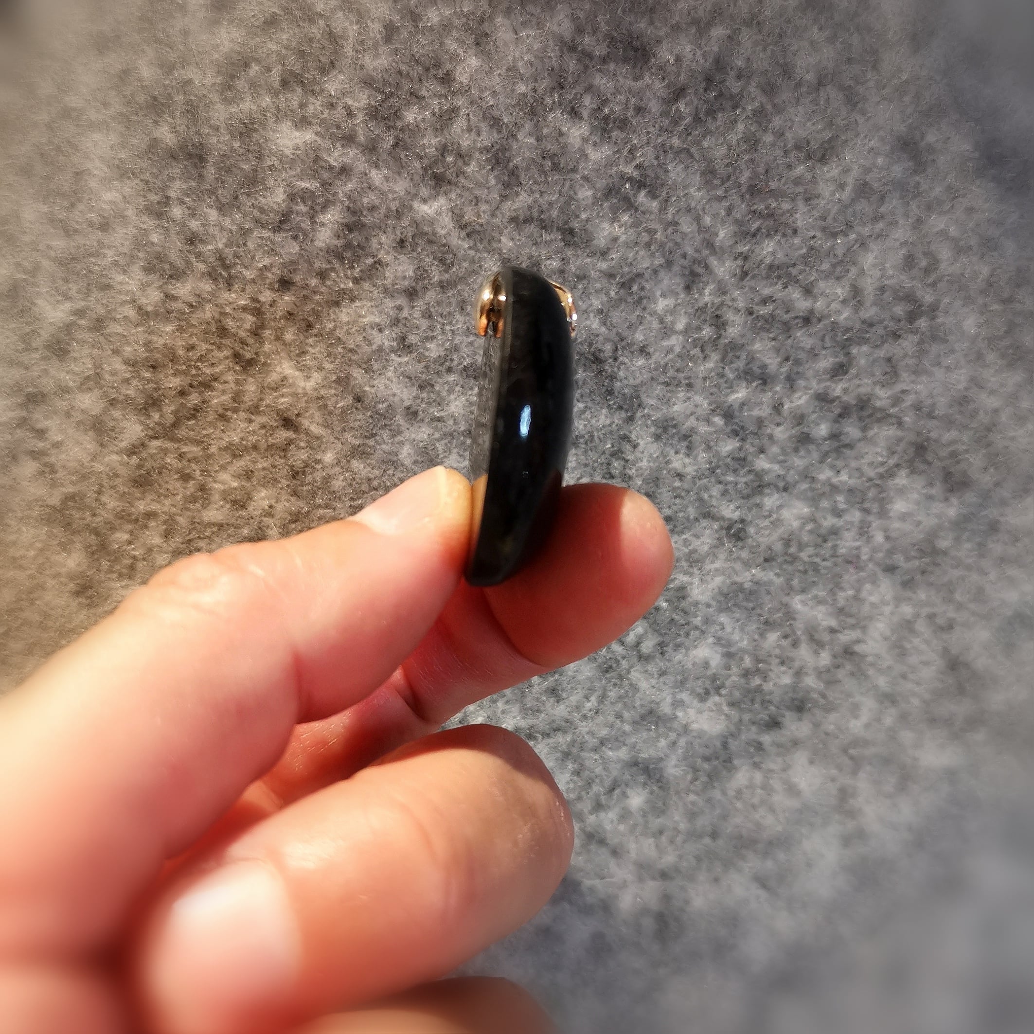 Turmalin Edelstein Heilstein Amulett Sterlingsilber Karma Chakra Anhänger AA Qualität, Aura Schutz und Kraft