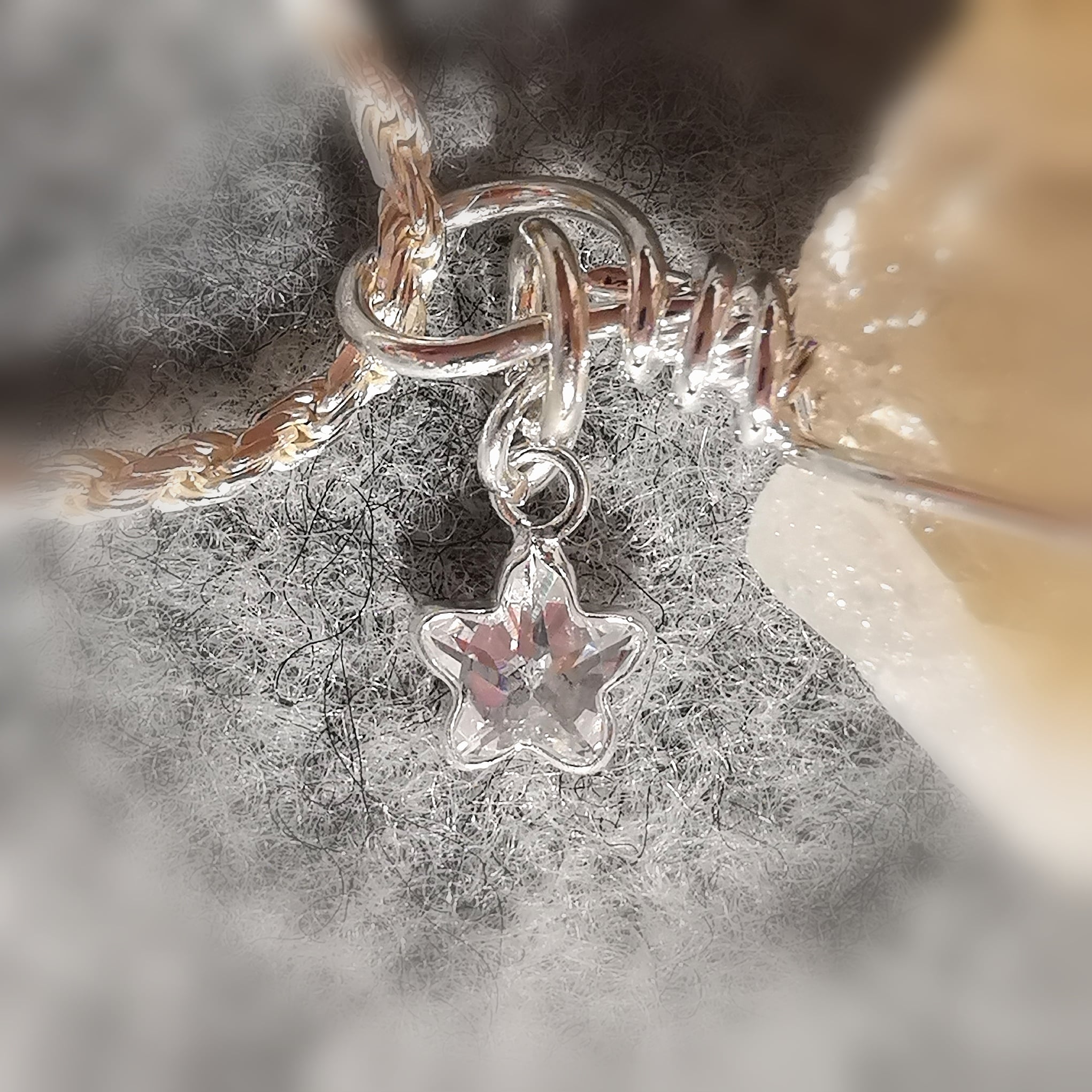 Citrin Edelstein Seestern Sterlingsilber Kette, Karma Krafttier Talisman Schmuck, lichtvoller Aura Schutz, Heilstein Chakra Krafttier Schmuck, geweiht - Wunder