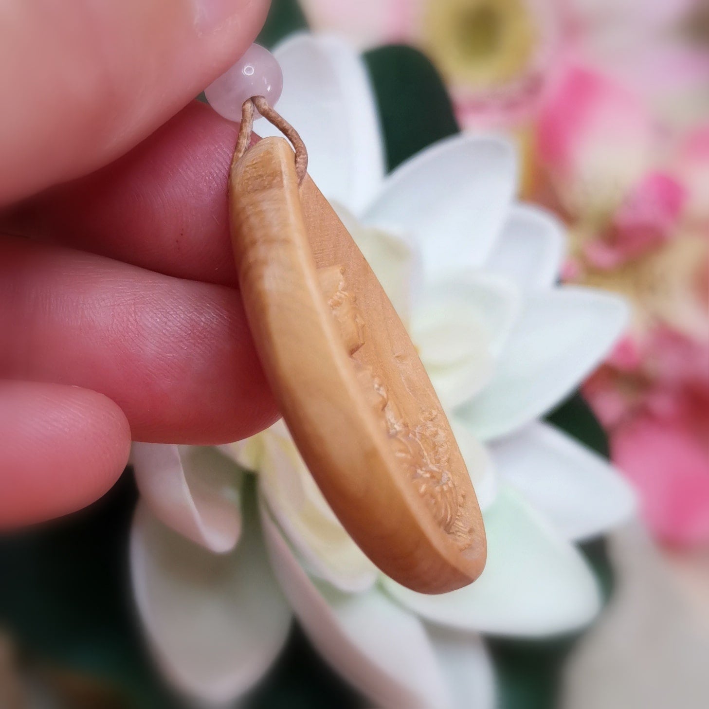 Kuan Yin, Buddha Holz Karma Schmuck, Aura Chakra Glückskette, innerer Frieden