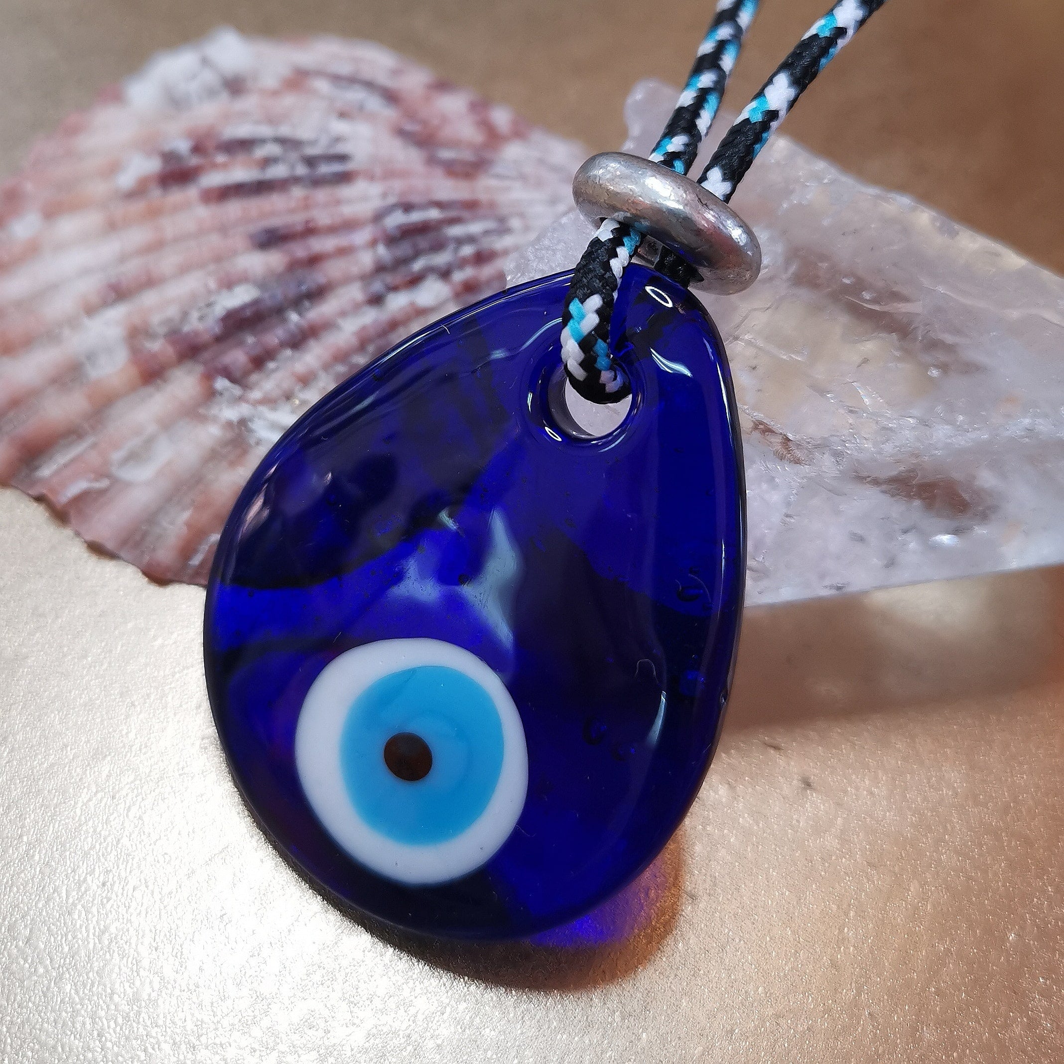 Auge von Nazar XL Bijou Schmuck Kette, Karma Schmuck, Schutzamulett