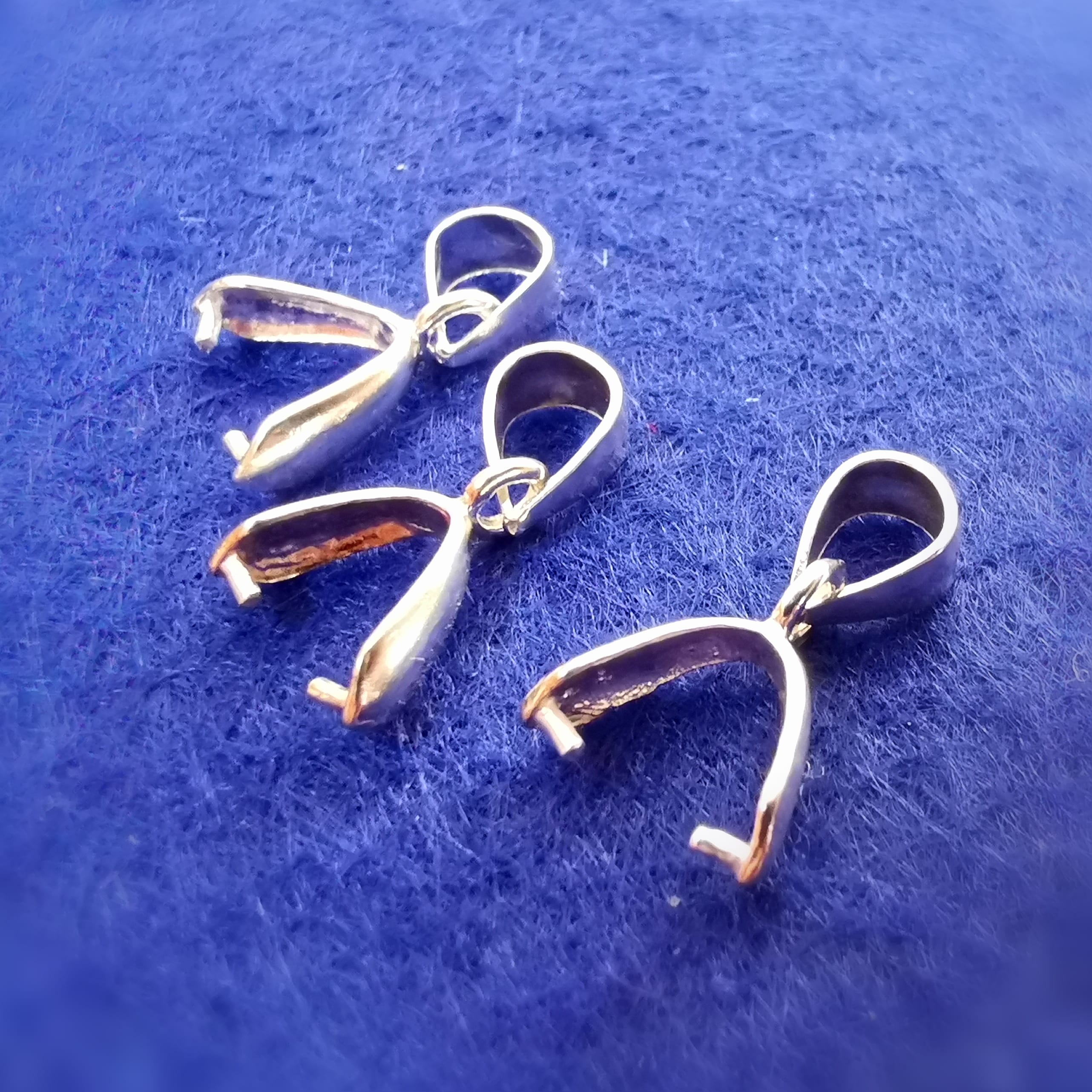 Sterling silver gemstone clip