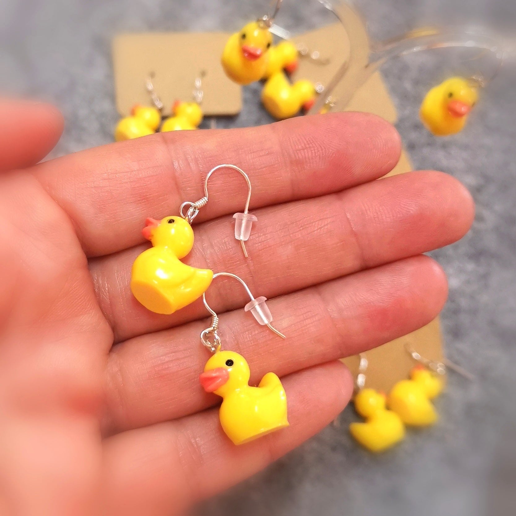 🦆 Boho duck earrings sterling silver – summer, joie de vivre, lightness & new ways