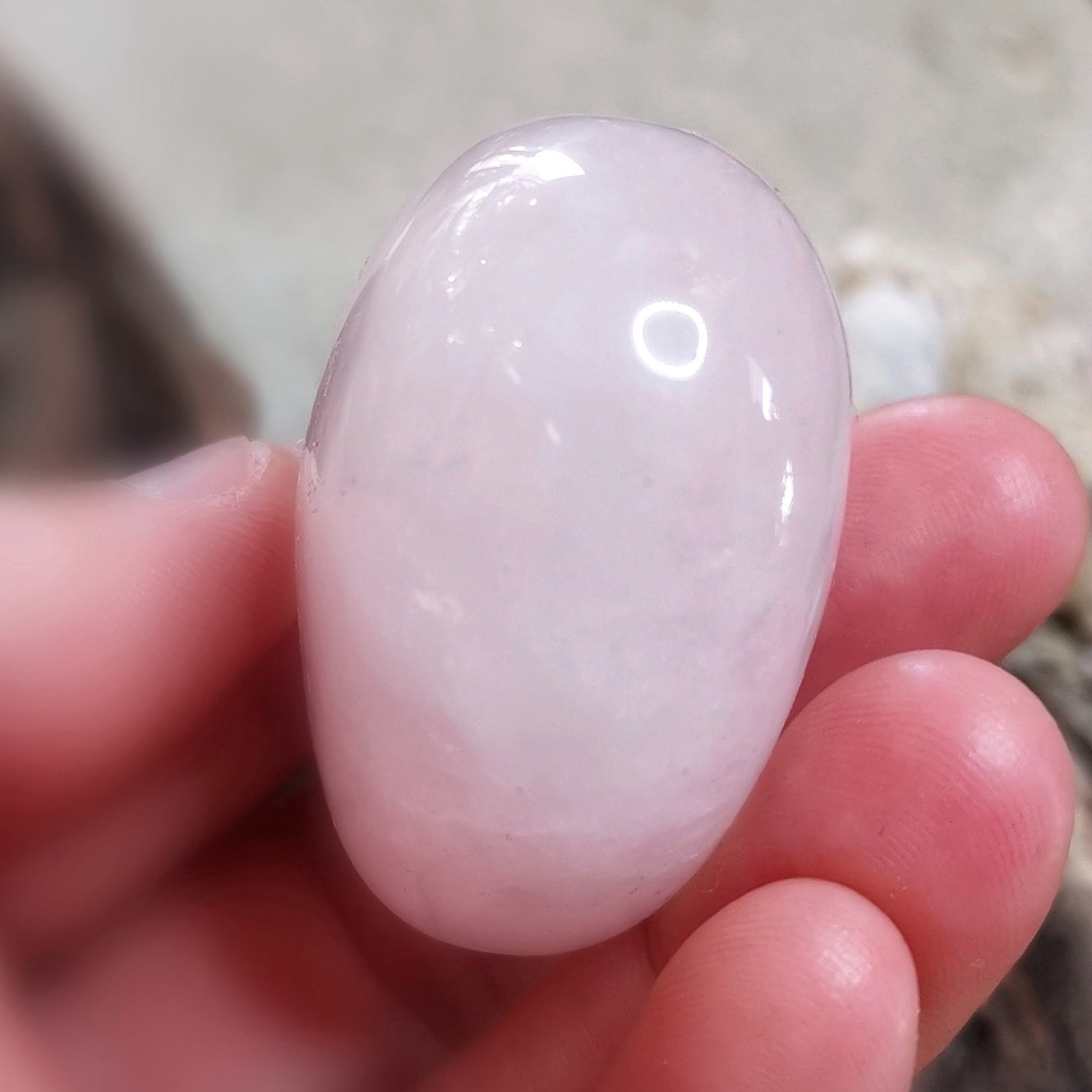 Rosenquarz Herzchakra Heilstein Handschmeichler #geweiht Liebe zum Leben