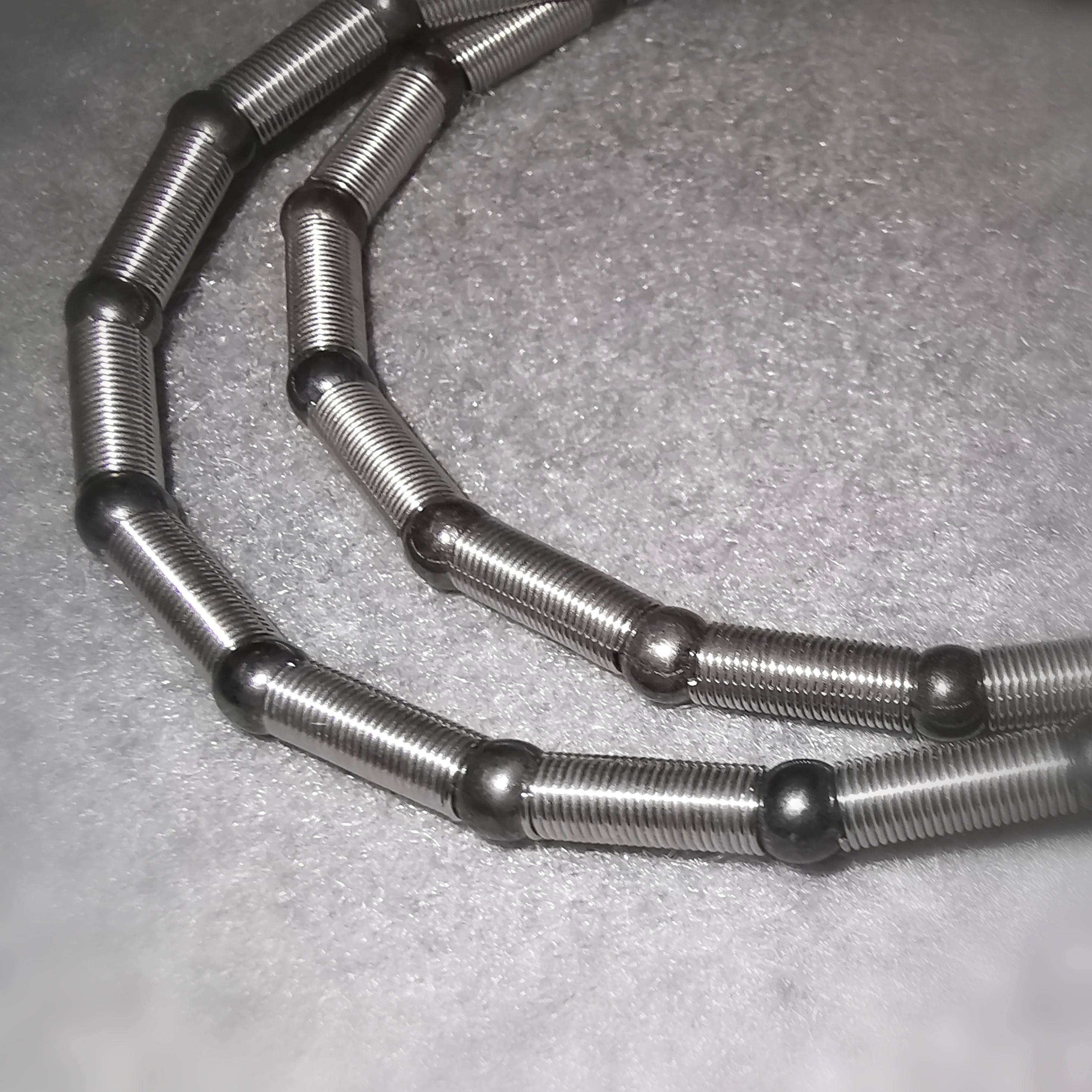 Edelstahl Sterlingsilber Armband, elastisch, alle Grössen