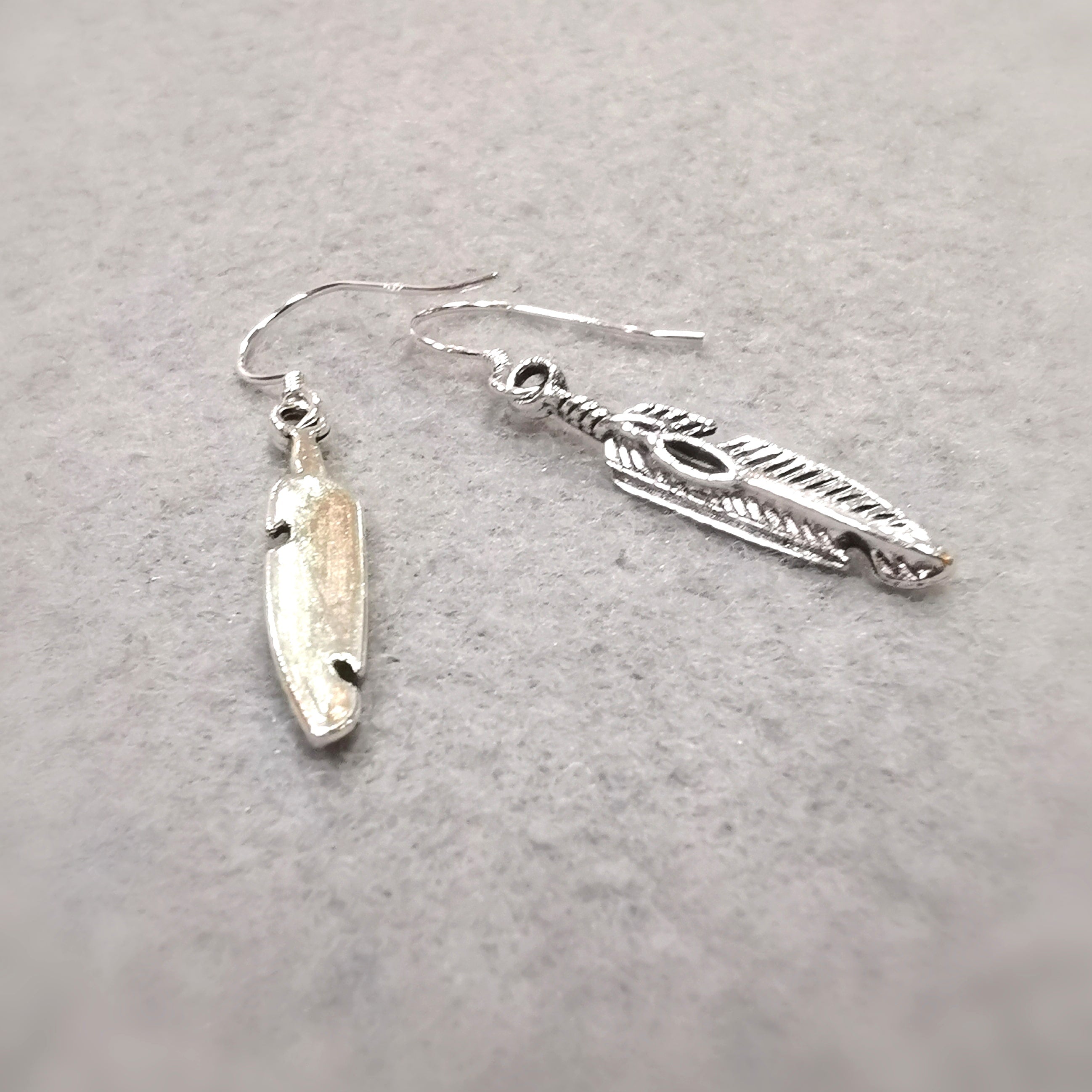 🪶 Feather Earrings Boho Karma – Light, Lightness & Angel Energy