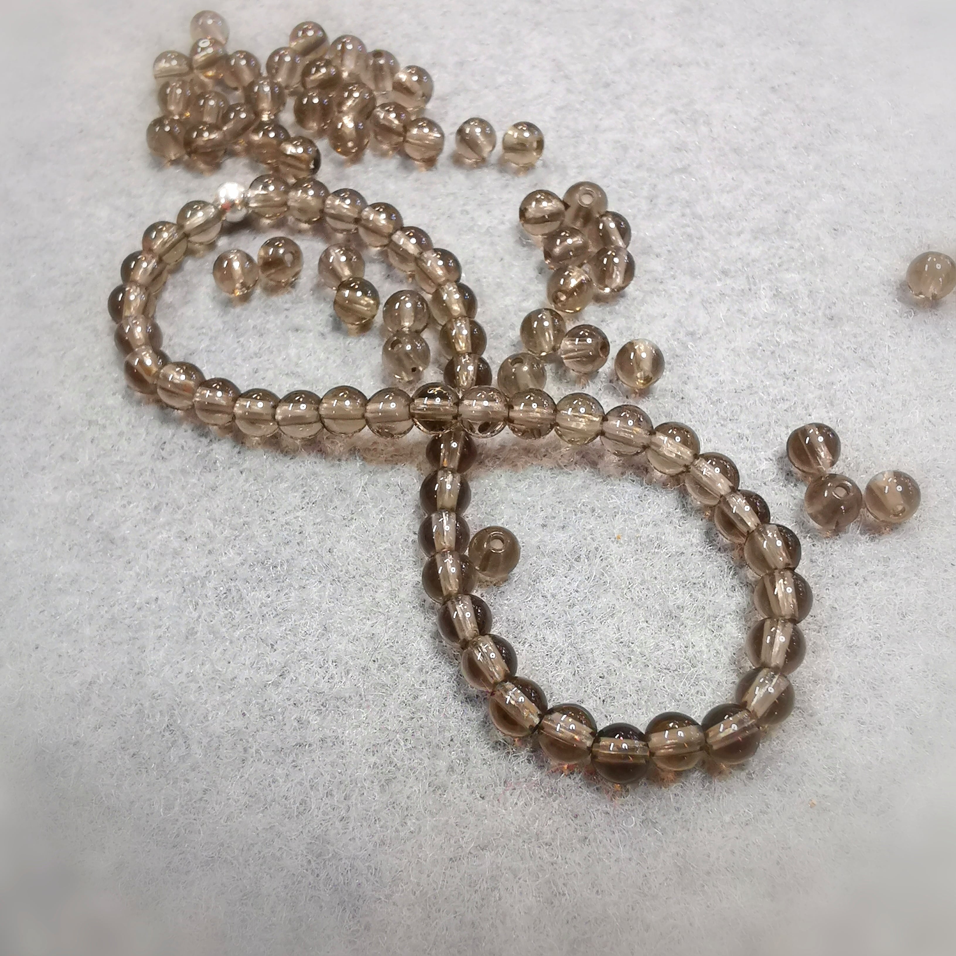 Rauchquarz Karma Armband – geweiht für Seelenkraft, Klarheit & inneres Licht
