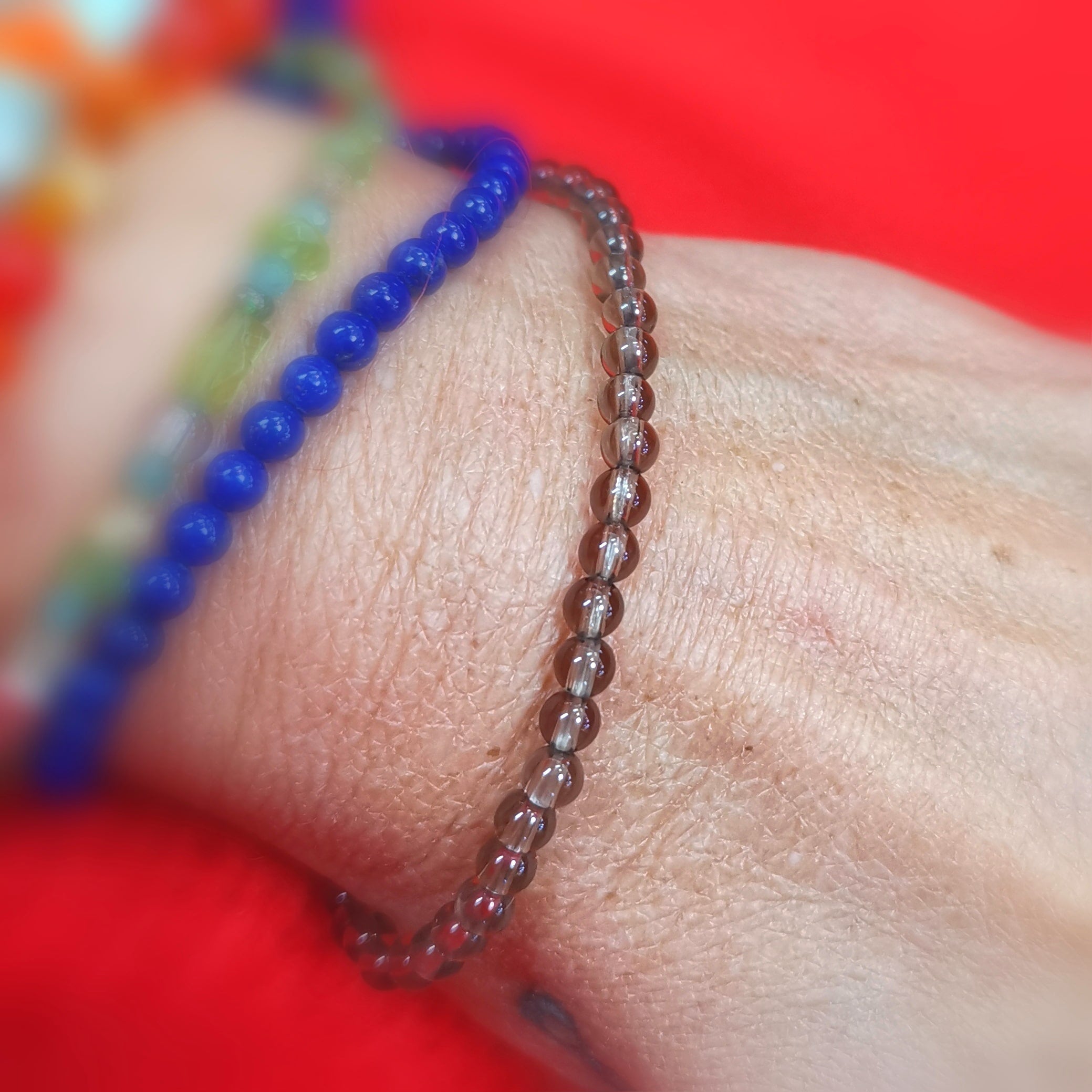 Rauchquarz Karma Armband – geweiht für Seelenkraft, Klarheit & inneres Licht