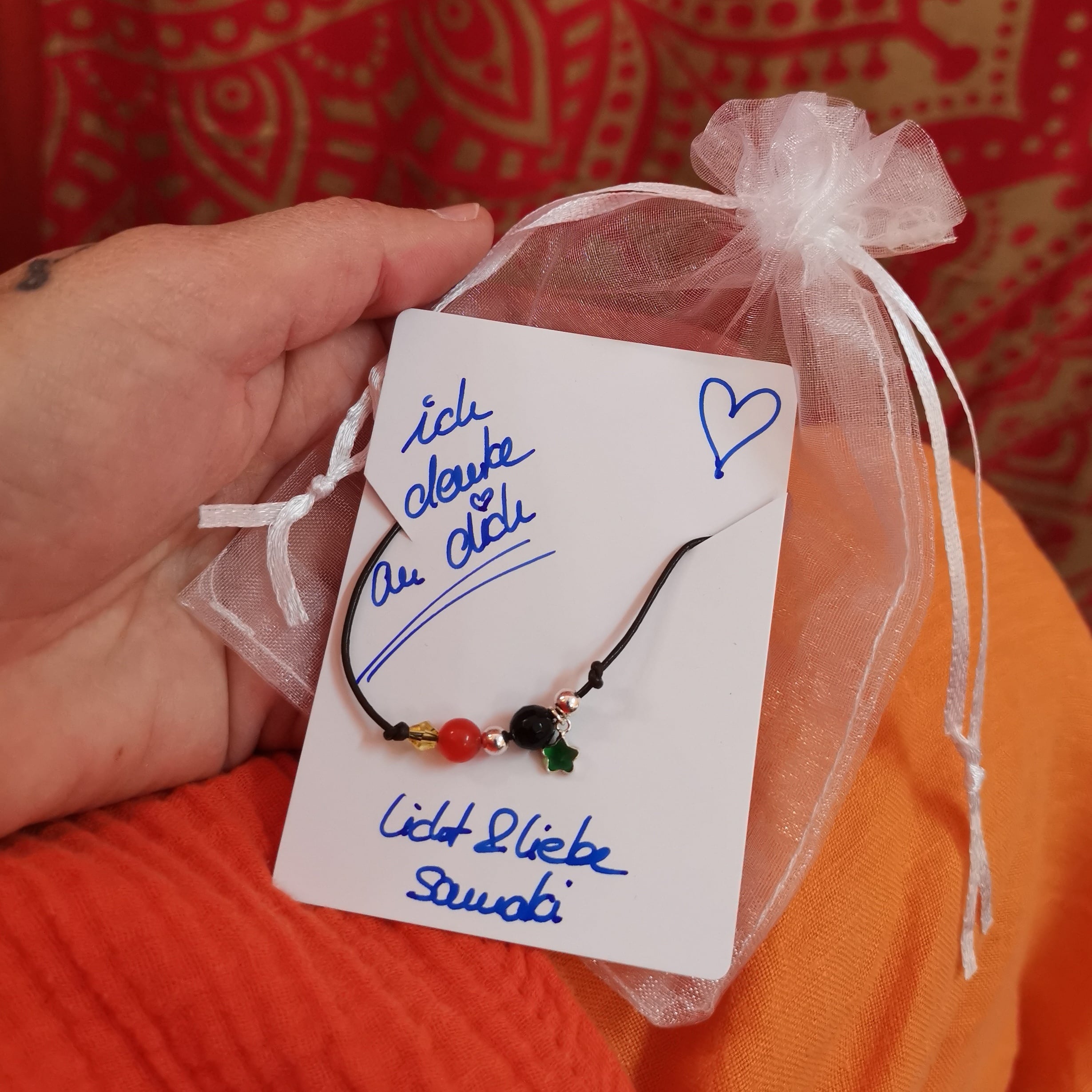 Pulsera de estrella de mar de cuero Karma: consagrada al amor y la amistad