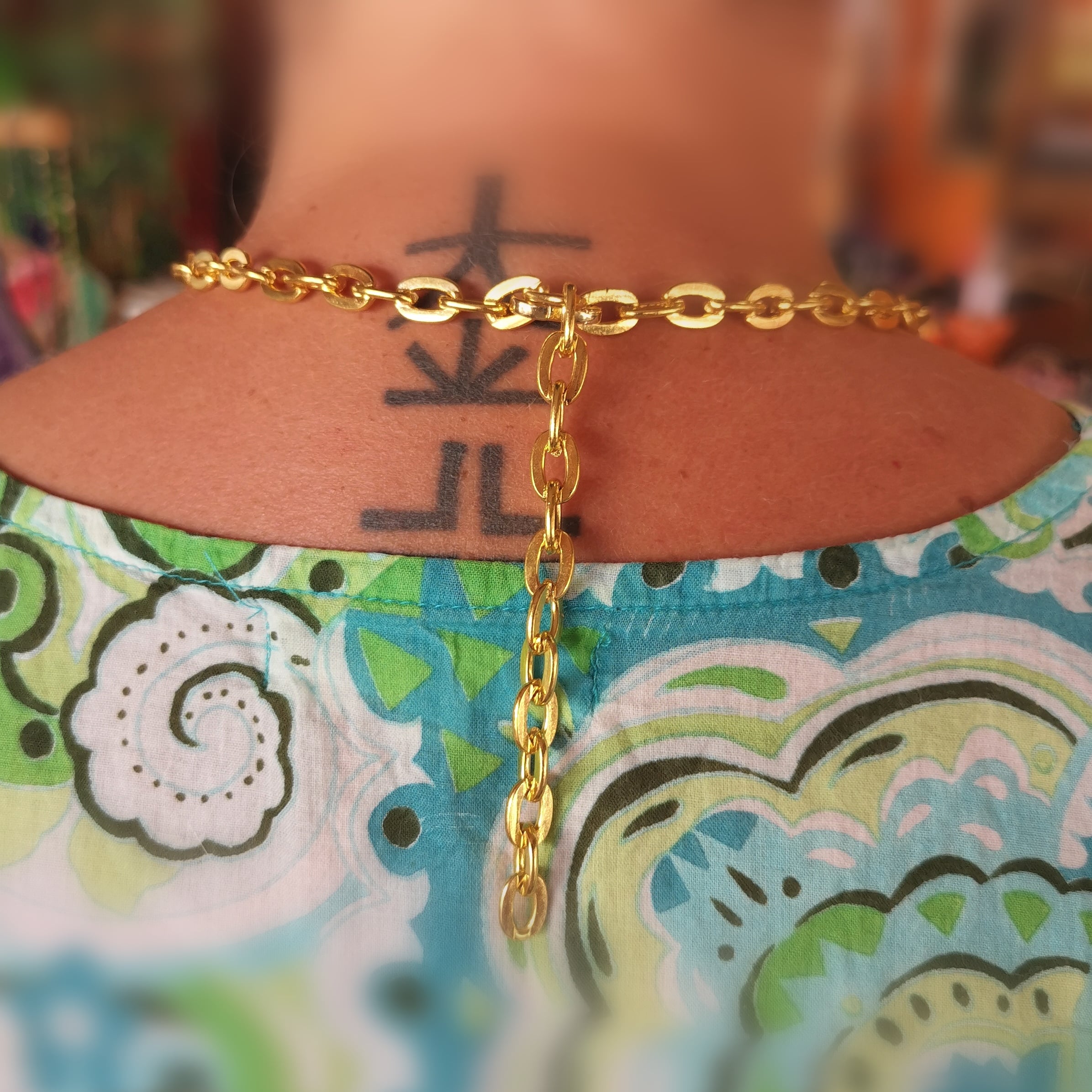 Collar bohemio Karma con piedras preciosas de jaspe: consagrado para la fuerza vital, la conexión a tierra y la claridad