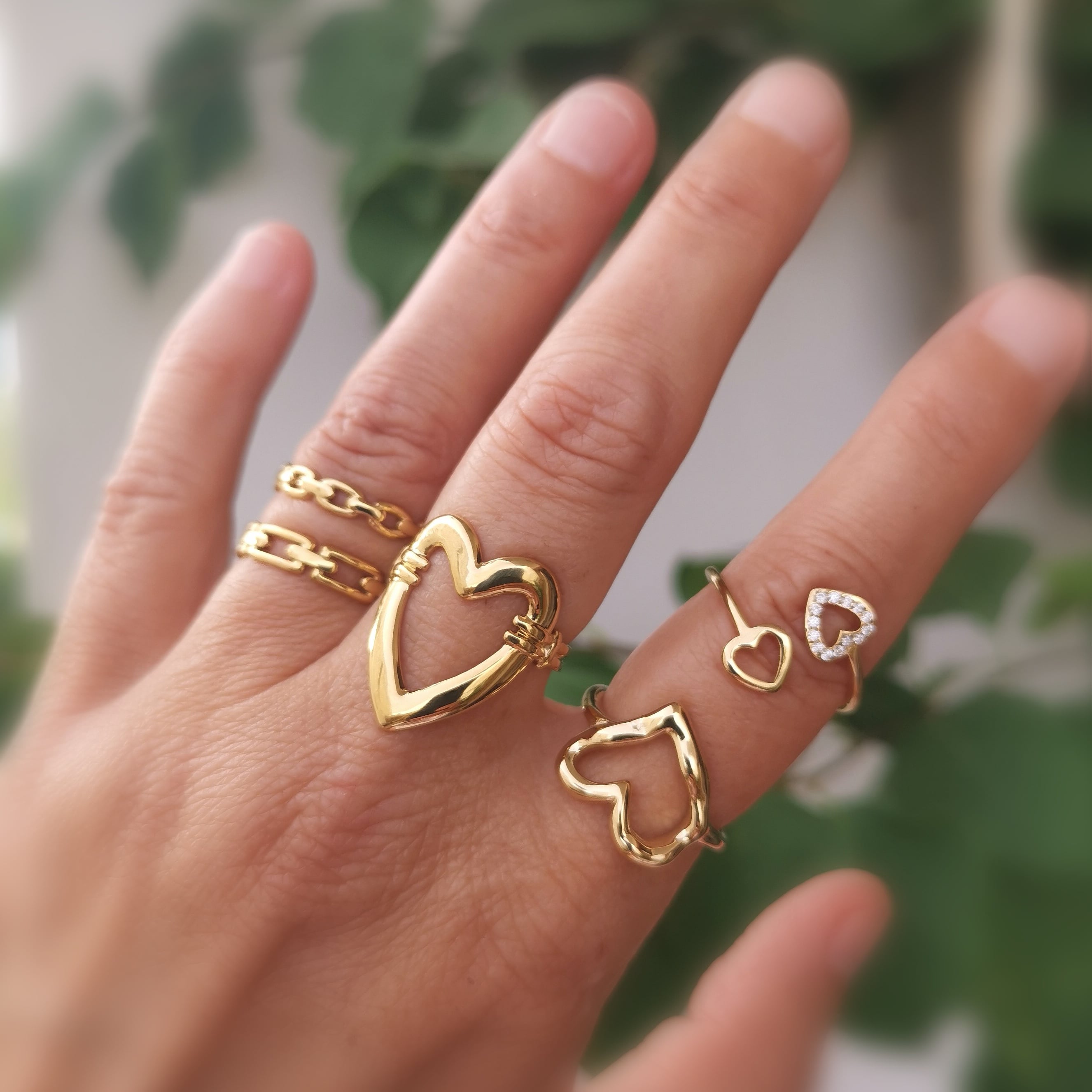 Boho Gold: Be You Edelstahl Ring – Eigenliebe & Stärke