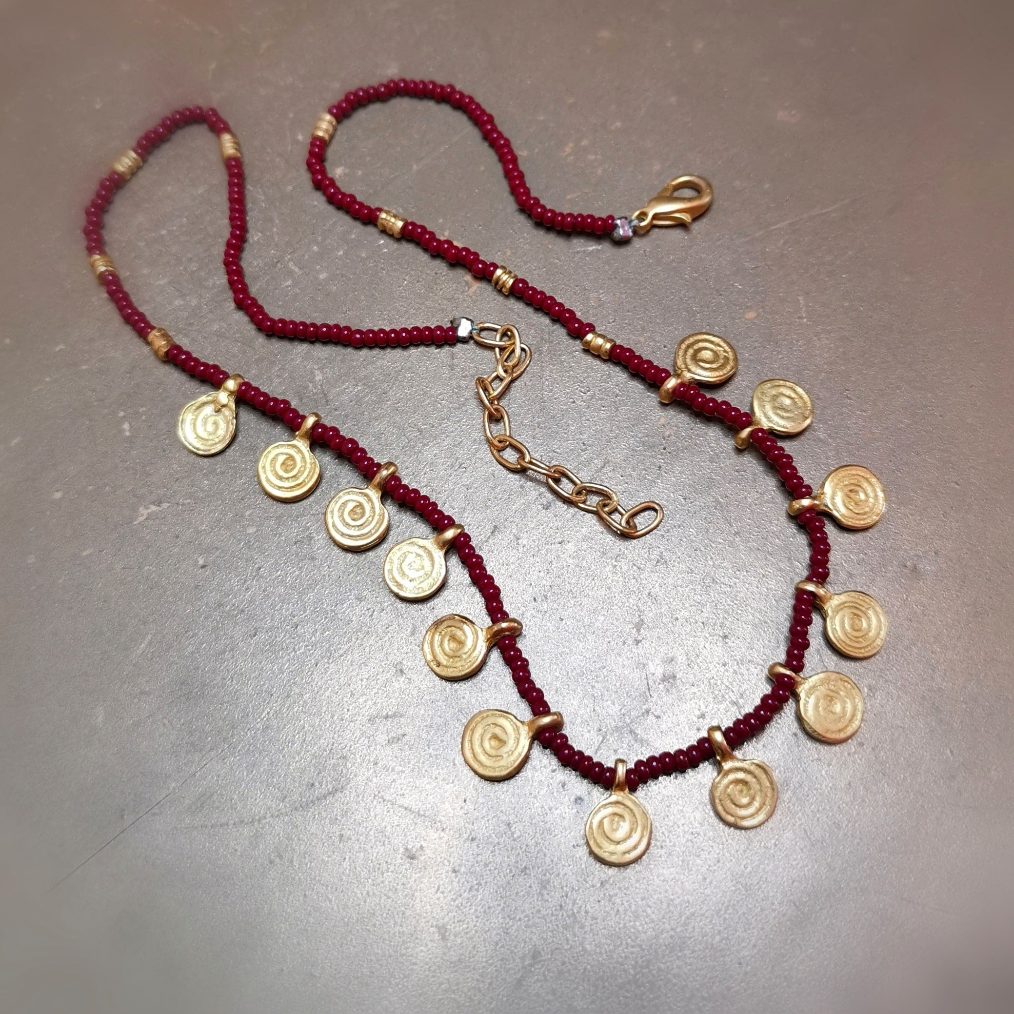 Inka Schmuck Rot Gold – geweiht für Lebensenergie & die Kraft der Sonne
