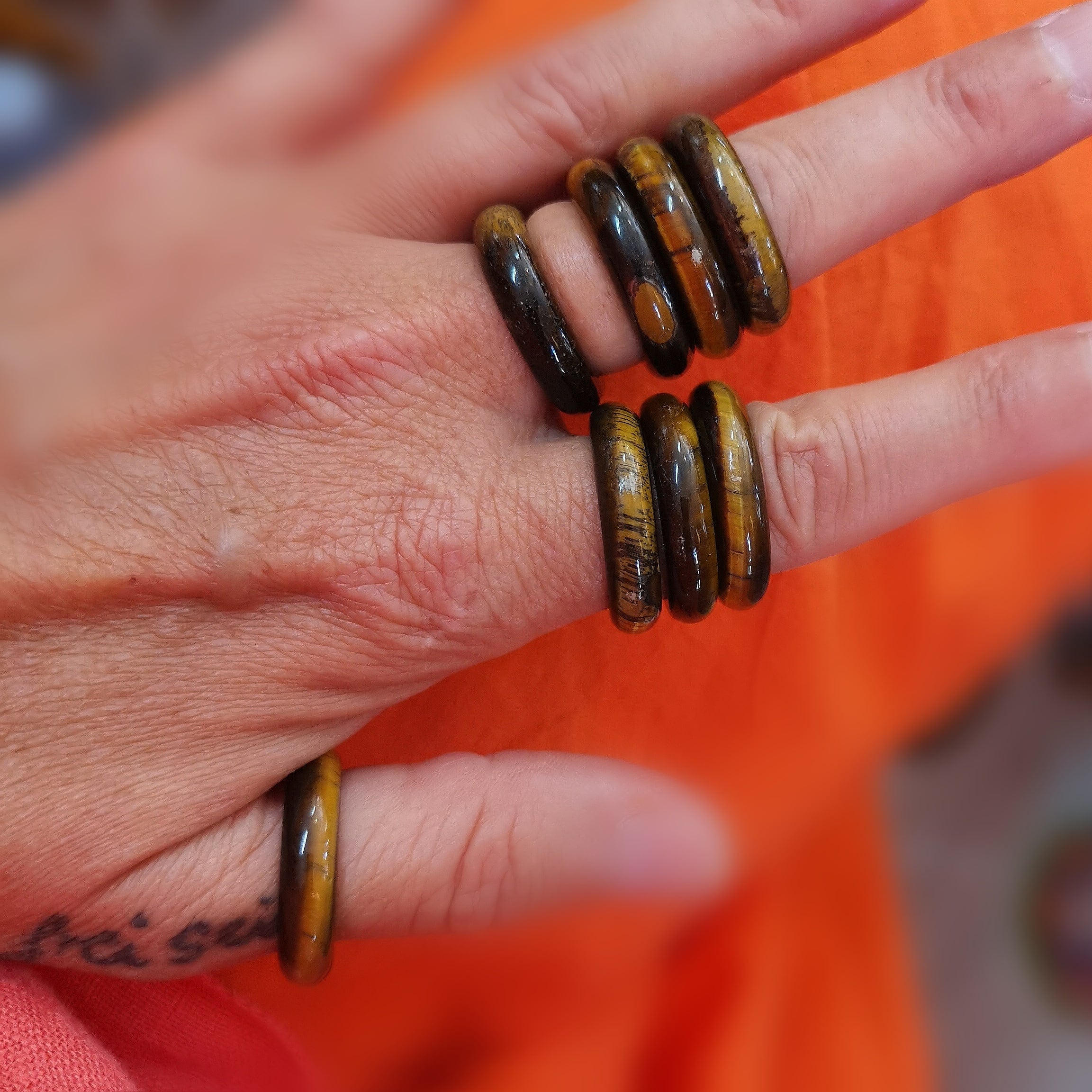 Tigerauge Edelstein Ring – Kraft, Fokus & innere Sonne