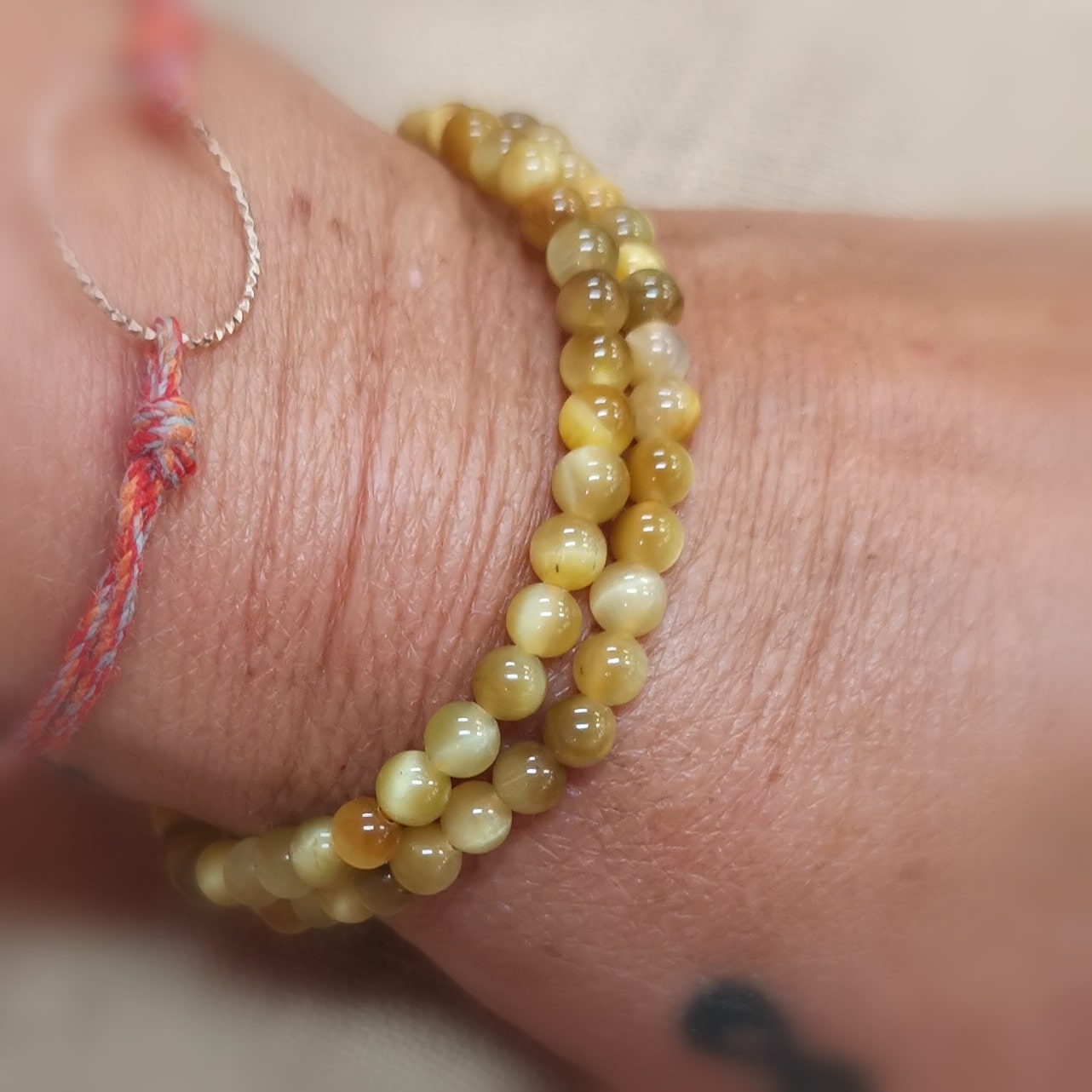 Gold Tigerauge Edelstein Armband – für innere Sonne, Mut & Solarplexus-Kraft