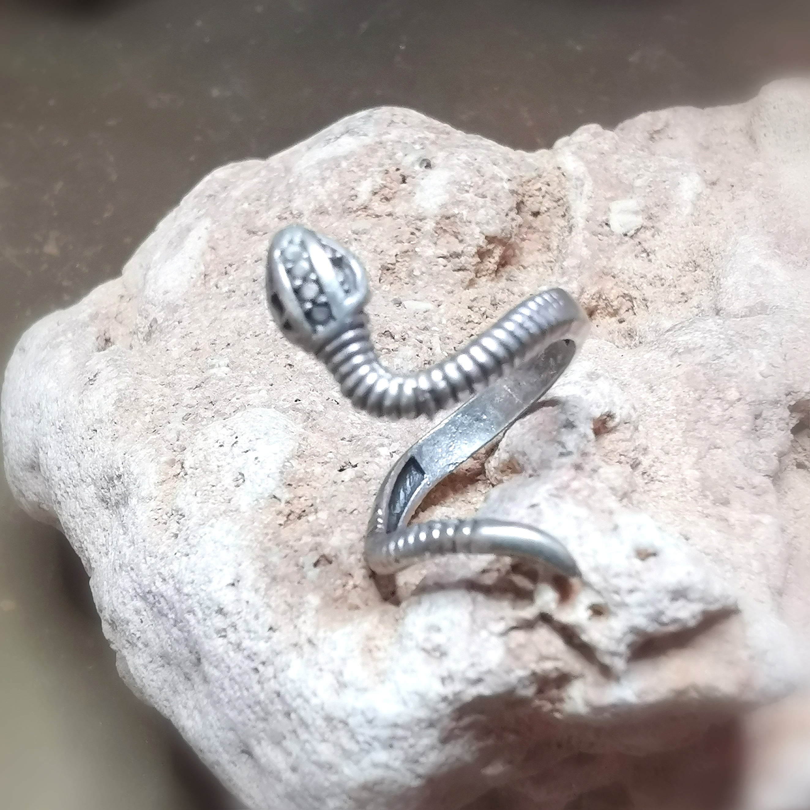 Kobra Krafttier Ring – Schutz, Wandlung & innere Stärke