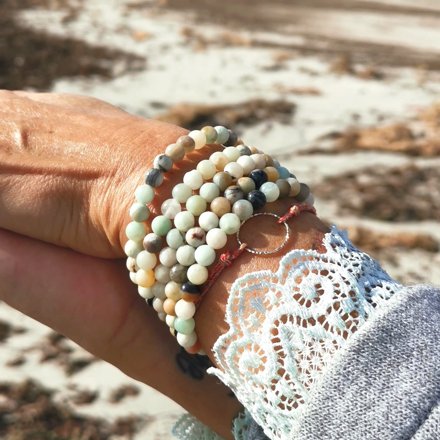 Amazonit Edelstein Armband – geweiht für Ruhe, Klarheit & sanften Selbstausdruck