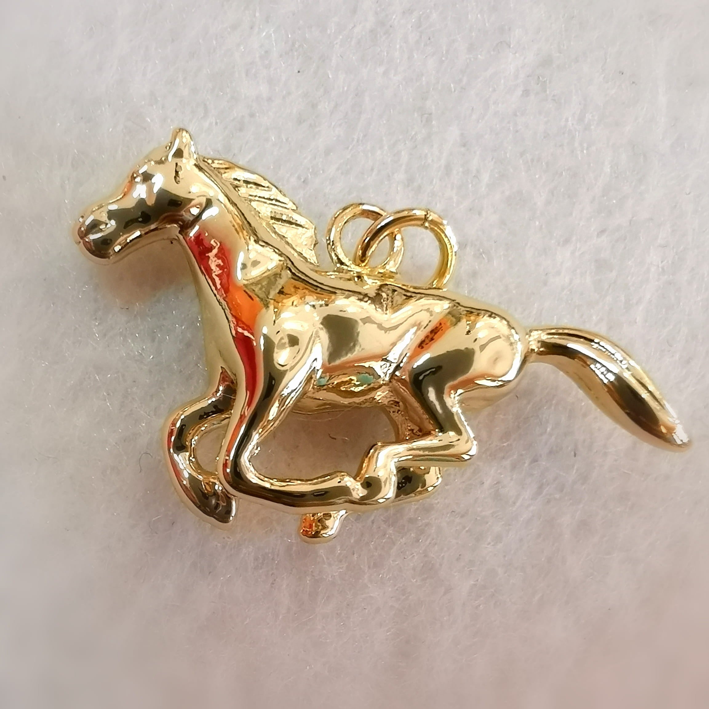 Gold Stainless Steel Galloping Horse Karma Bracelet – the Energy Reminder