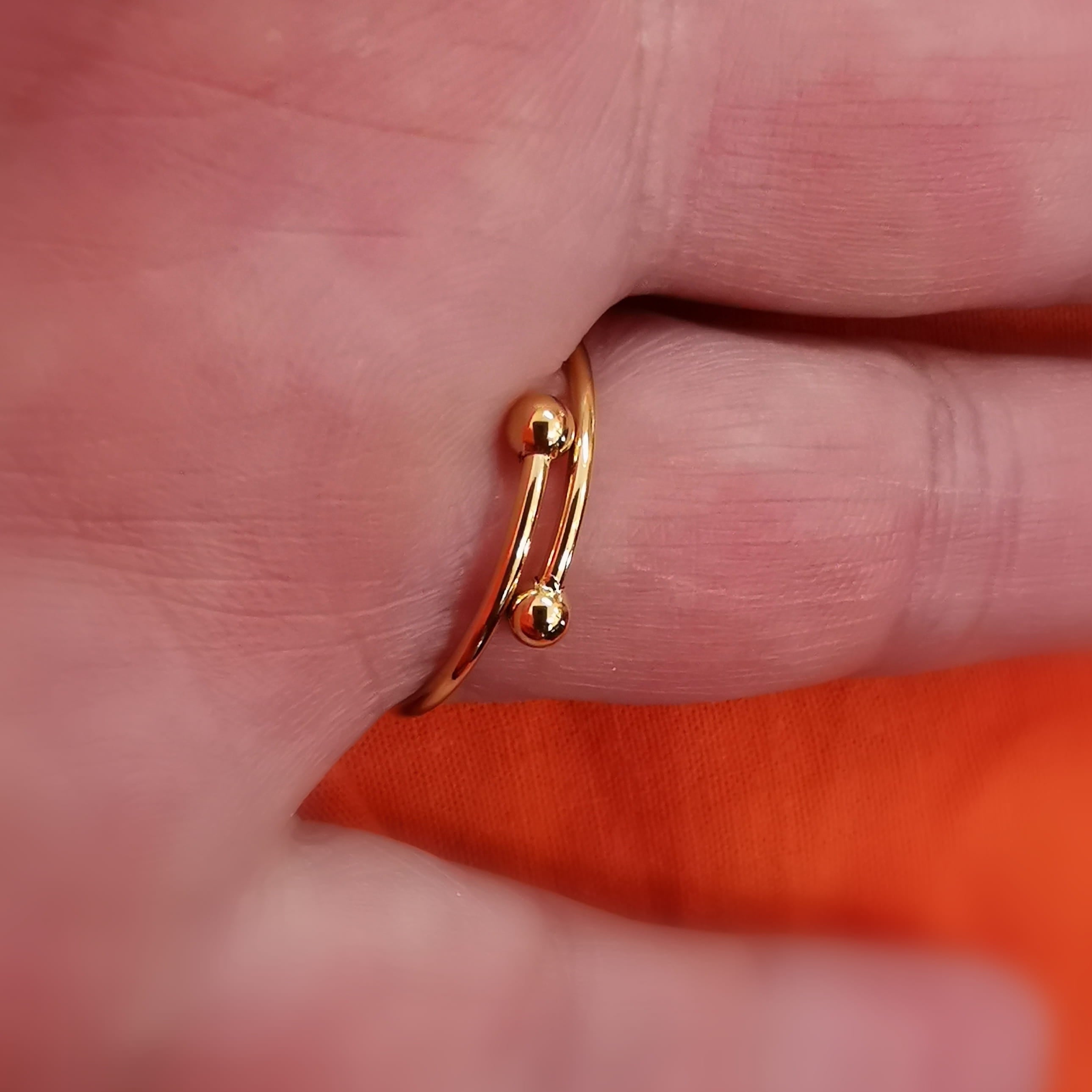 Opal Boho Ring 18 Karat vergoldet – Licht, Wandel & kreative Freiheit