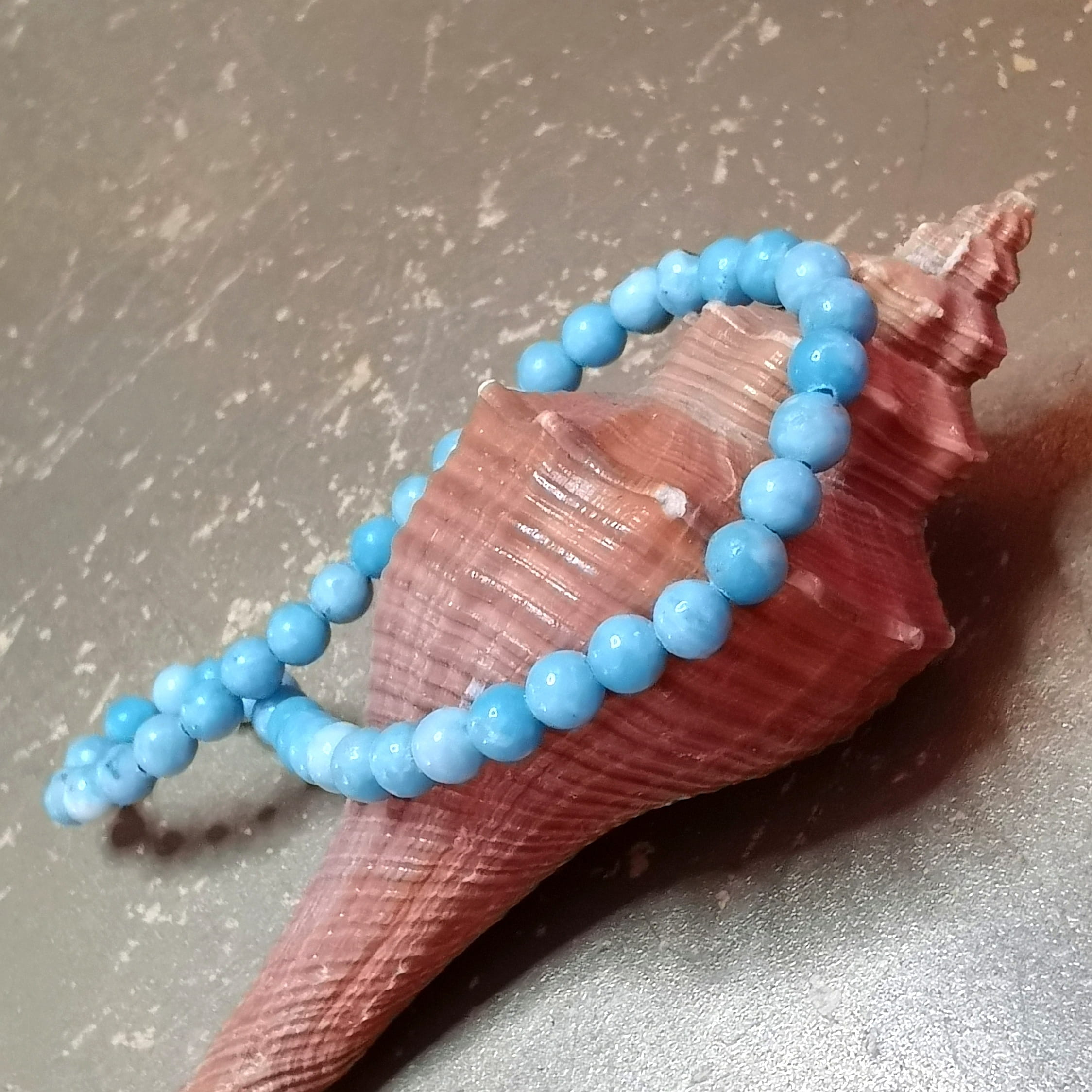 Larimar Brasilien Armband – geweiht für Freiheit, Gelassenheit & innere Klarheit